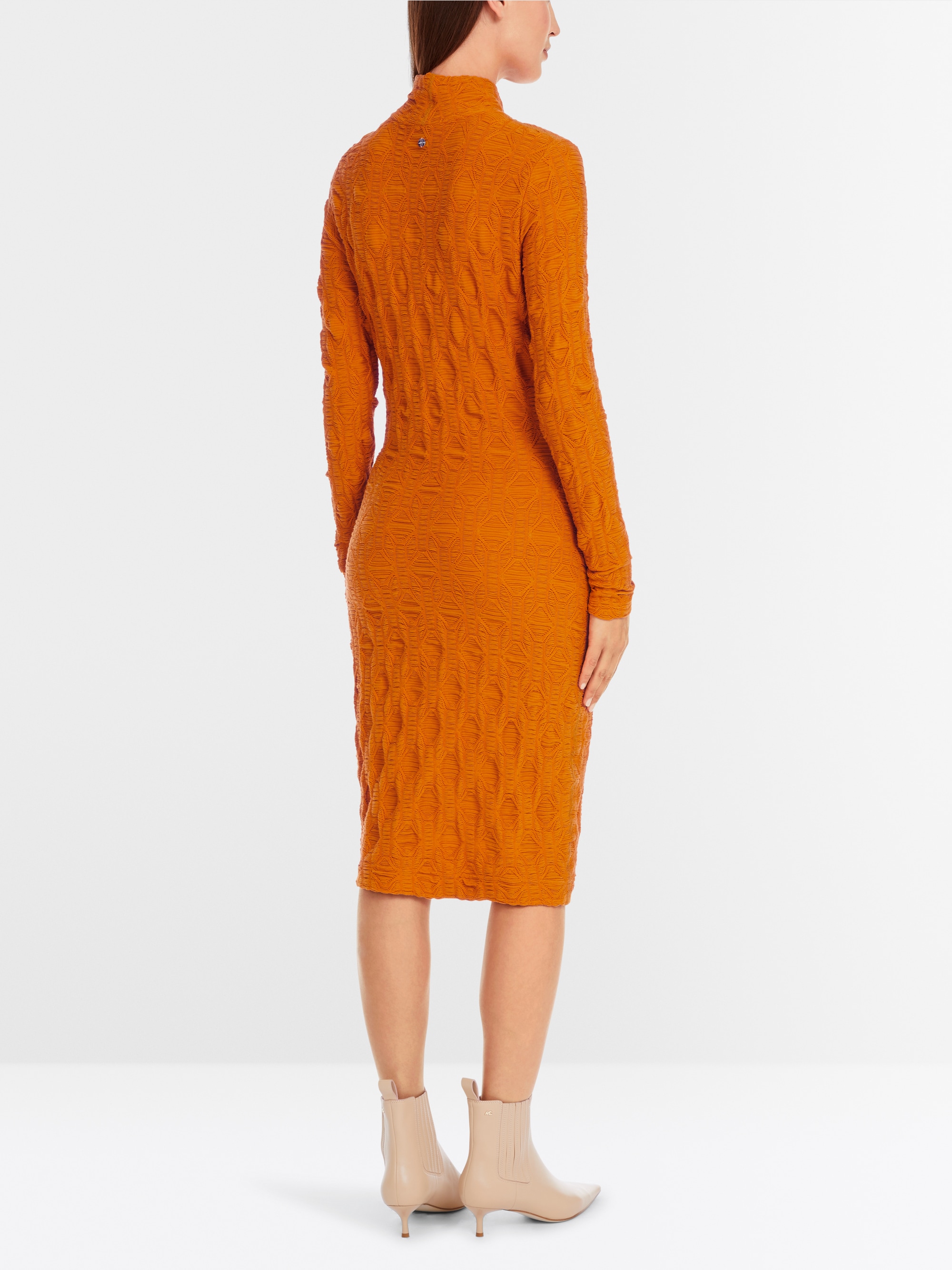 Marc-Cain Jersey dress in 3D structure