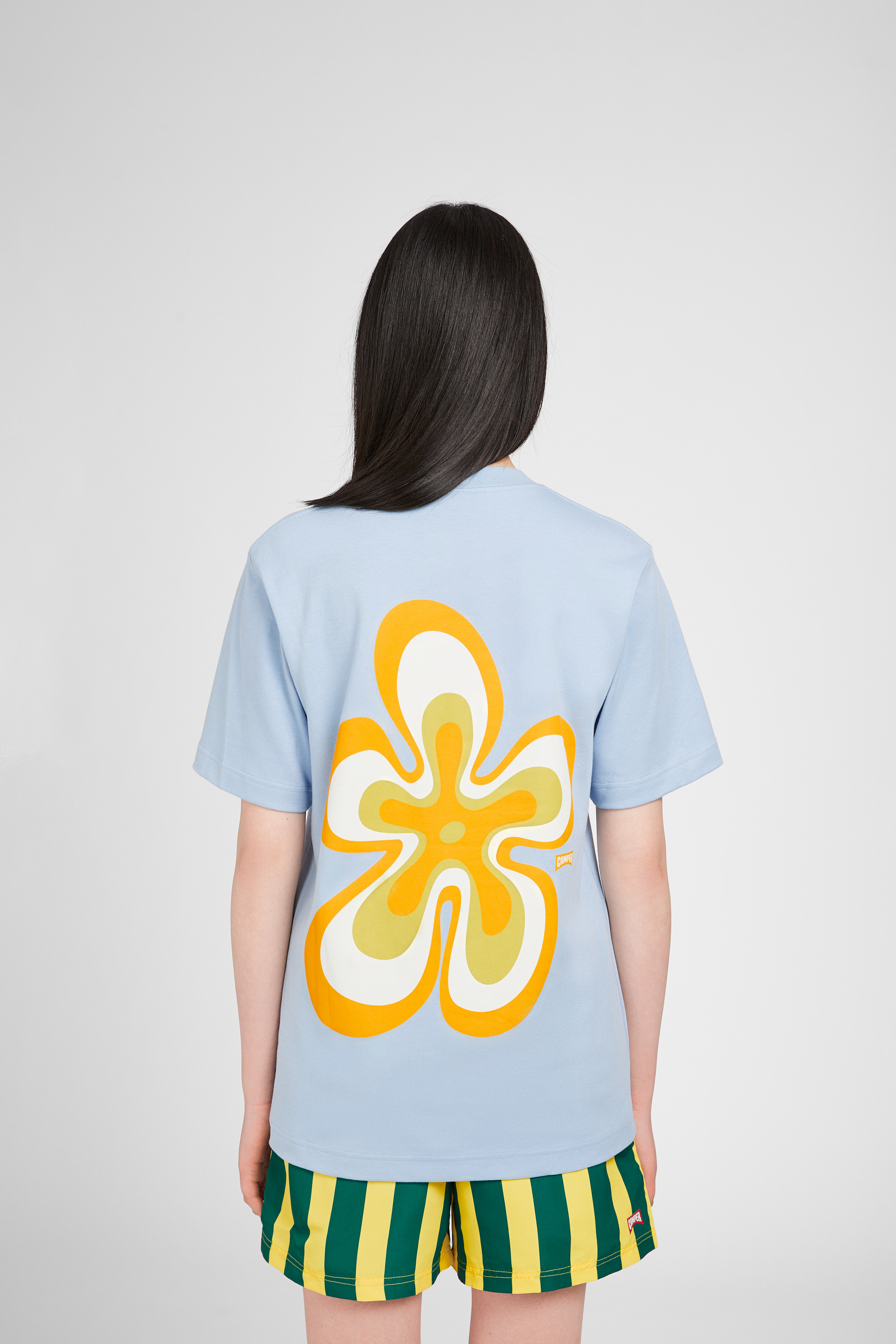 T-Shirt - Blue organic cotton T-shirt