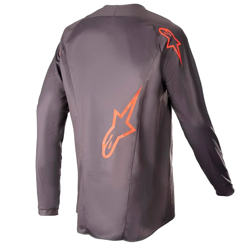 CAMISETA ALPINESTARS FLUID LURV 23 GRIS / ROJO