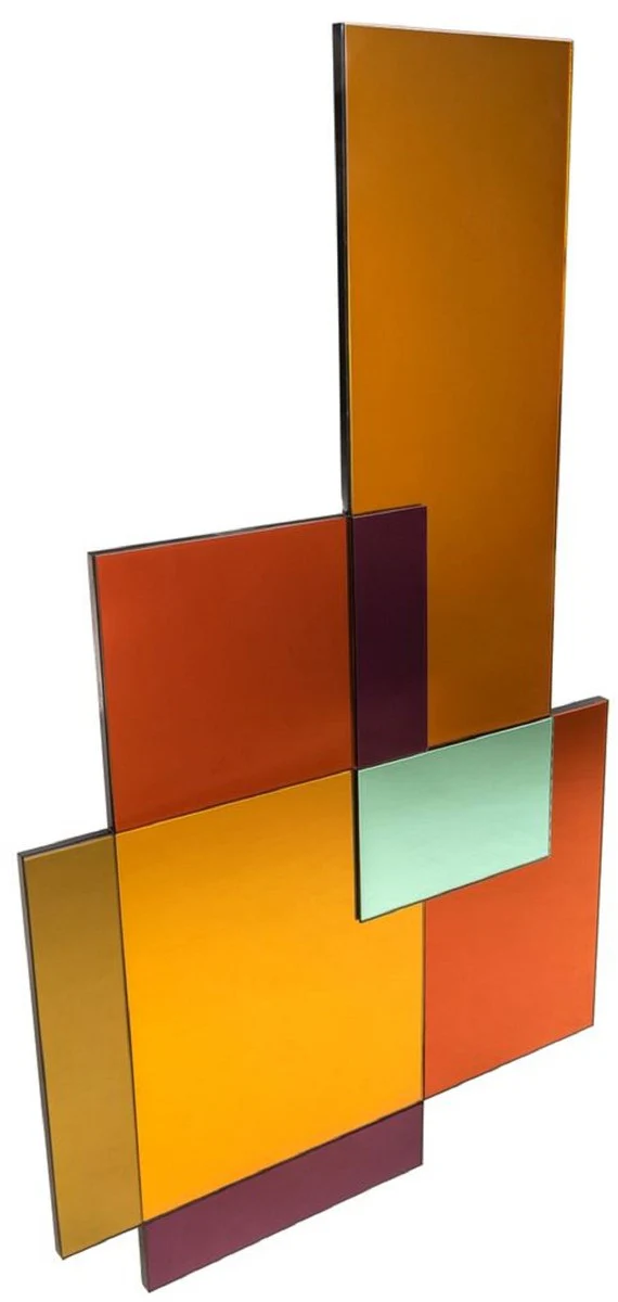 Casa Padrino espejo de dise?o multicolor 80 x A. 140 cm - Espejo de armario - Espejo de sal¨®n - Hecho a mano - Calidad de Lujo - Muebles de Dise?o