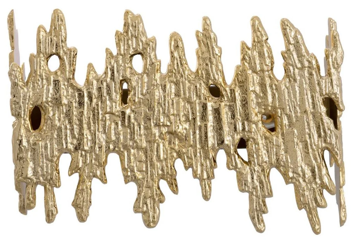 Casa Padrino lámpara de pared de diseño de lujo oro 41,5 x 10,5 x A. 27 cm - Lámpara de pared de salón - Lámpara de pared de hotel - Lámpara de pared de restaurante - Luces de lujo