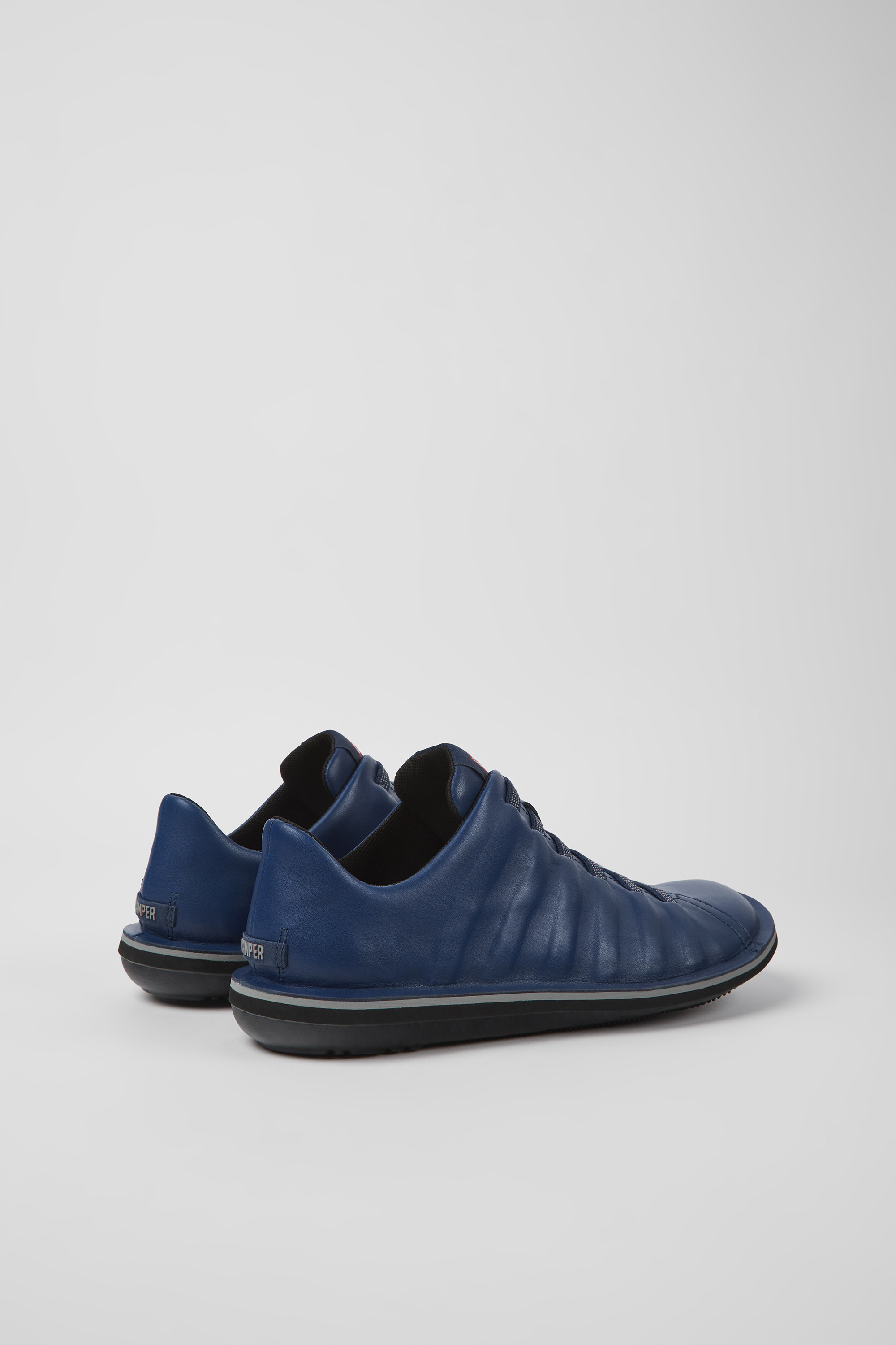 Beetle - Blue leather shoes for men
