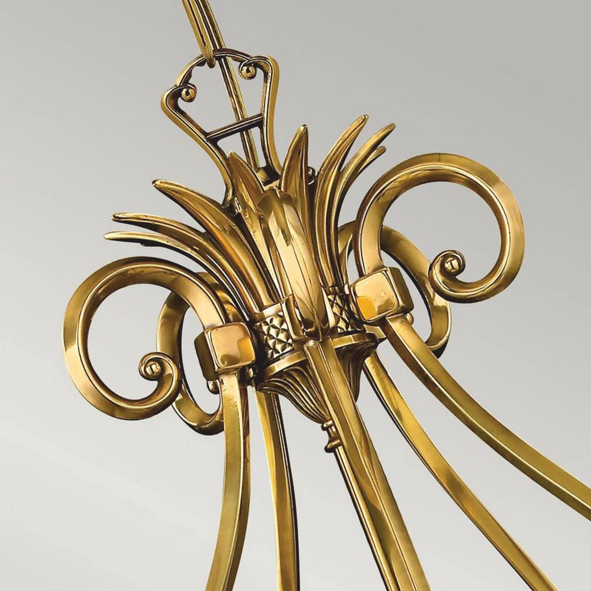 Casa Padrino l¨¢mpara de ara?a barroco de lujo de lat¨®n bronce ? 56 x A. 62,2 cm