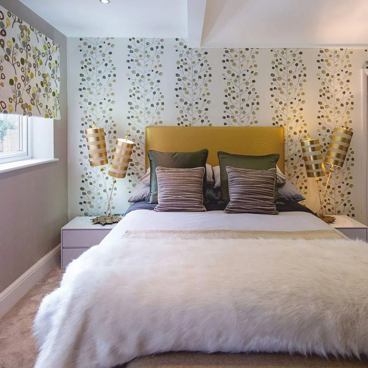 Casa Padrino l¨¢mpara de mesa doble de lujo oro / topo Al. 102,7 cm - Iluminaci¨®n de lujo