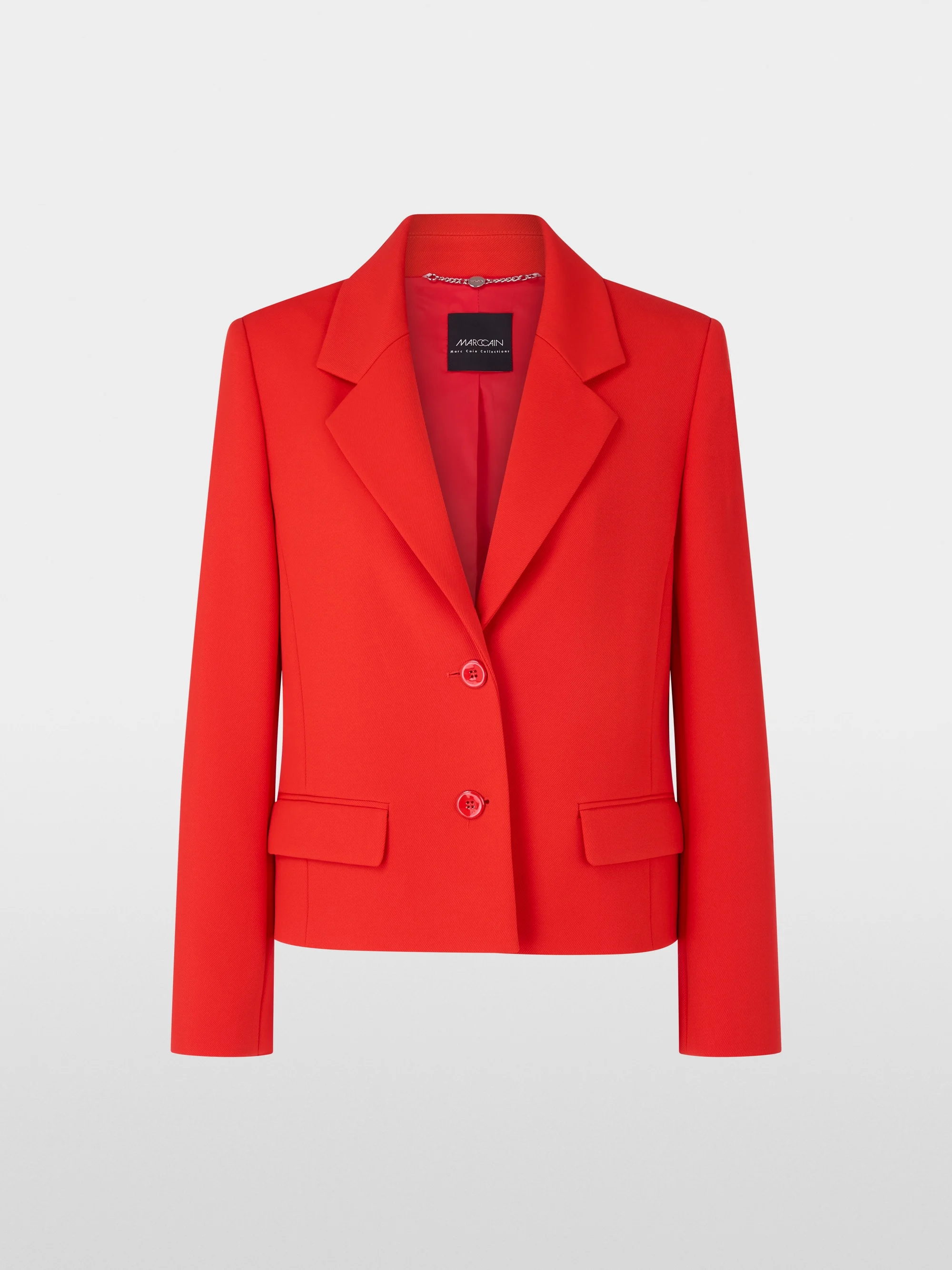 Marc-Cain Short unicolour blazer in superstretch