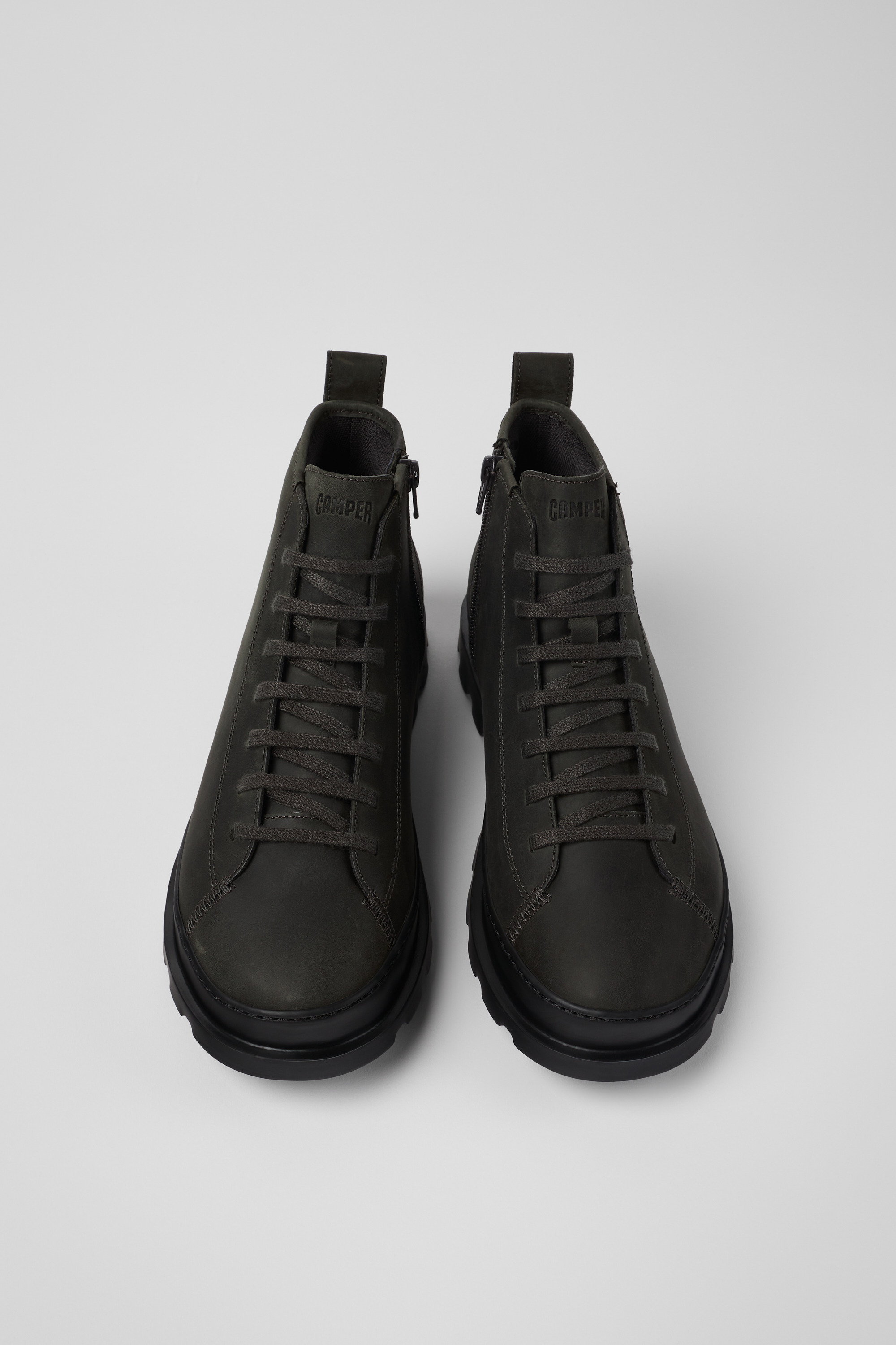 Brutus - Gray ankle boot for men