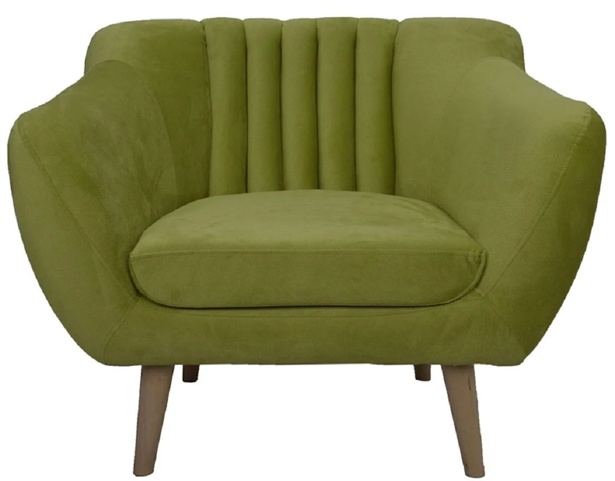 Casa Padrino Sill¨®n de Terciopelo de Lujo 97 x 81 x H. 83 cm - Varios Colores - Sala de Estar Oficina Hotel Club Sill¨®n - Muebles de Lujo