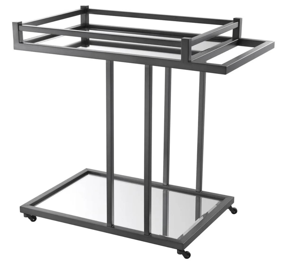 Casa Padrino carritos de servir de lujo bronce 78 x 46 x H. 79 cm - Accesorios para Hoteles de lujo y Restaurantes