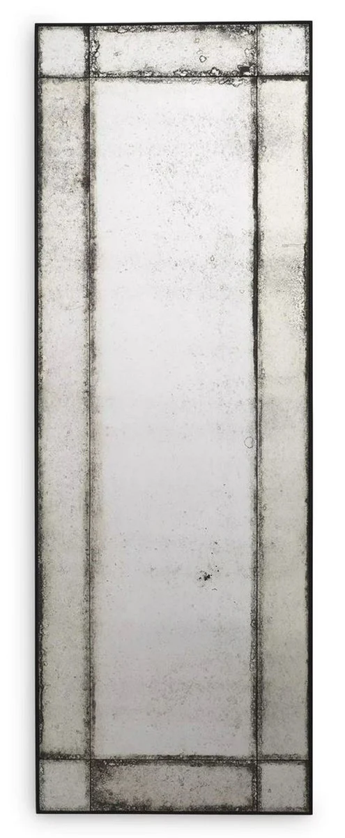 Casa Padrino espejo de pared de lujo 70 x 3 x A. 200 cm - Espejo rectangular con marco de caoba y cristal de espejo envejecido - Espejo de sal¨®n - Espejo de dormitorio - Espejo de armario