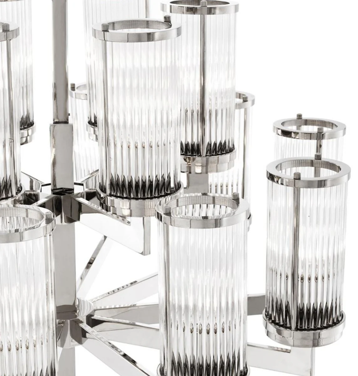 Casa Padrino araña de lujo plata 75,5 x H. 73 cm - Hotel Muebles para Restaurantes