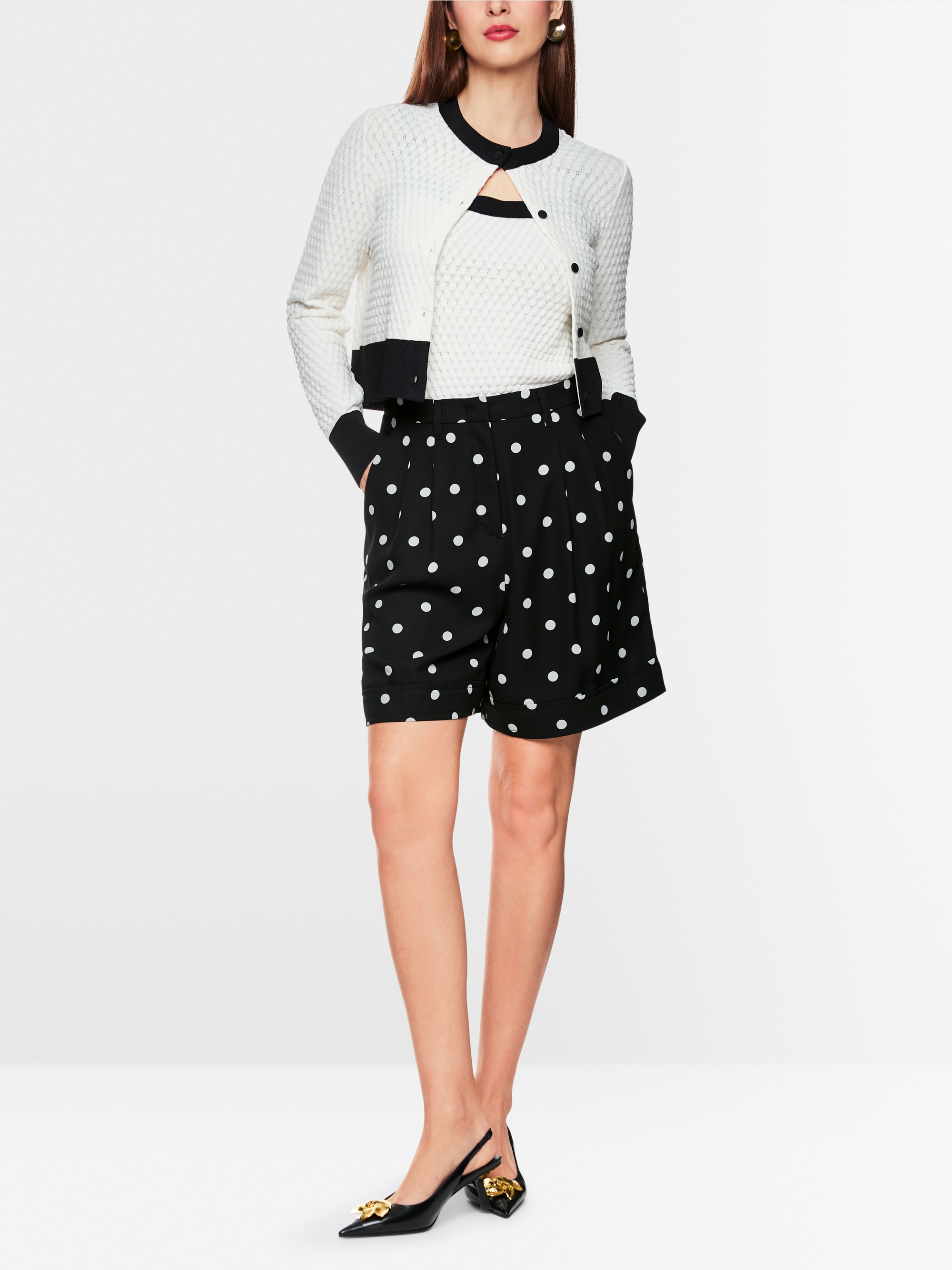 Marc-Cain Polka dot shorts