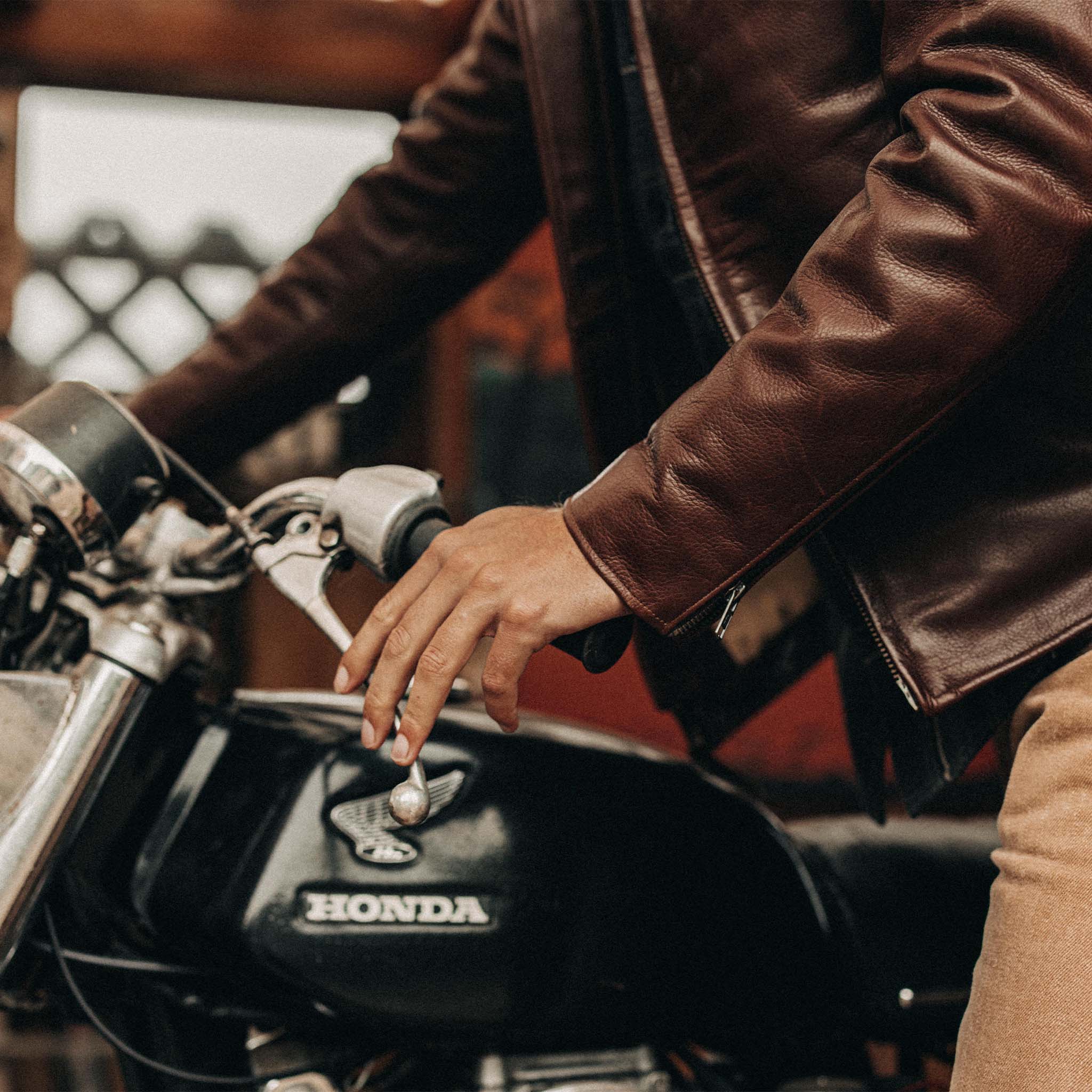 The Moto Jacket in Espresso Steerhide