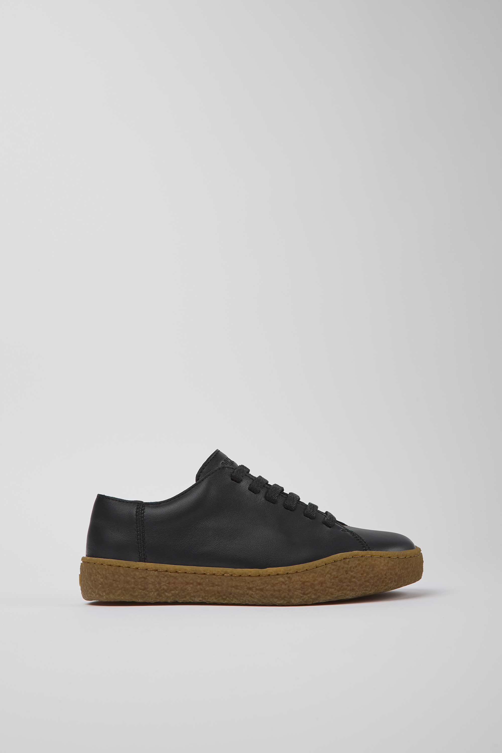 Peu Terreno - Black leather shoes for women