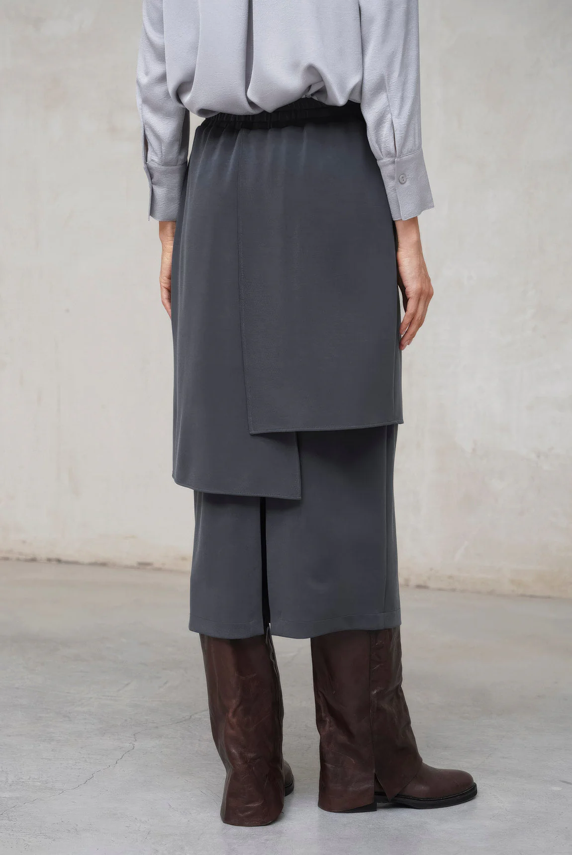 Rivera-spain Falda Chiavari gris marengo