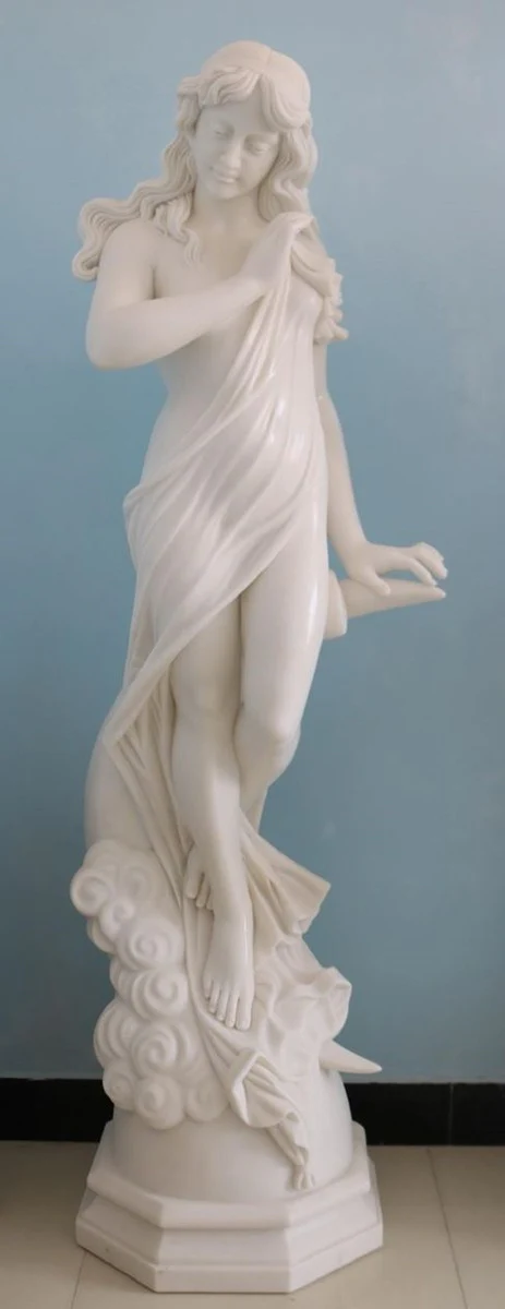 Casa Padrino escultura decorativa de jard¨ªn de m¨¢rmol Art Nouveau mujer blanco A. 185 cm - Figura decorativa de jard¨ªn