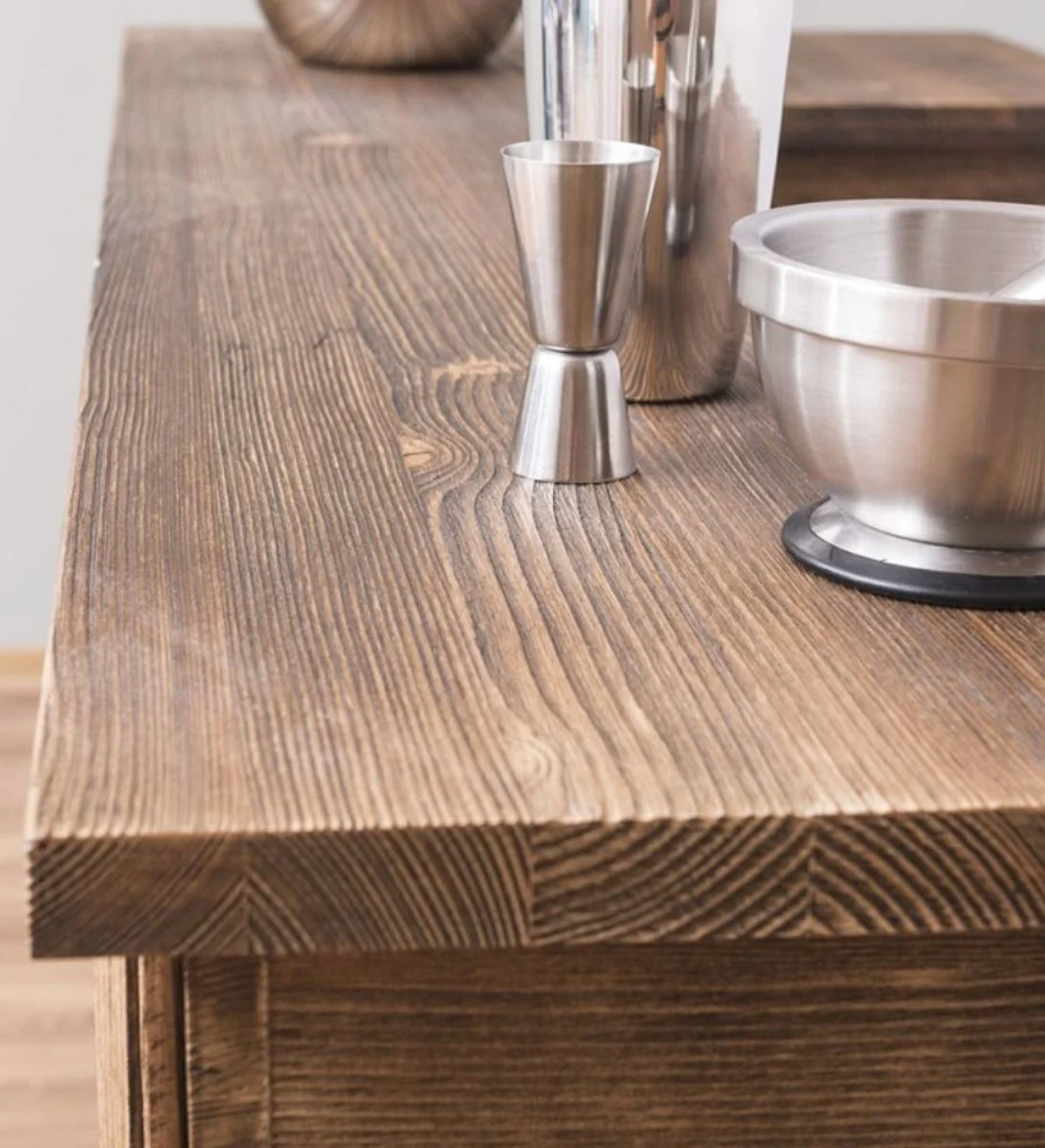 Casa Padrino barra de bar estilo casa de campo mostrador 180 cm