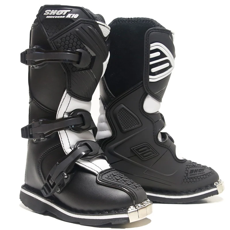 BOTAS SHOT K10 SMU - INFANTIL NEGRO / BLANCO