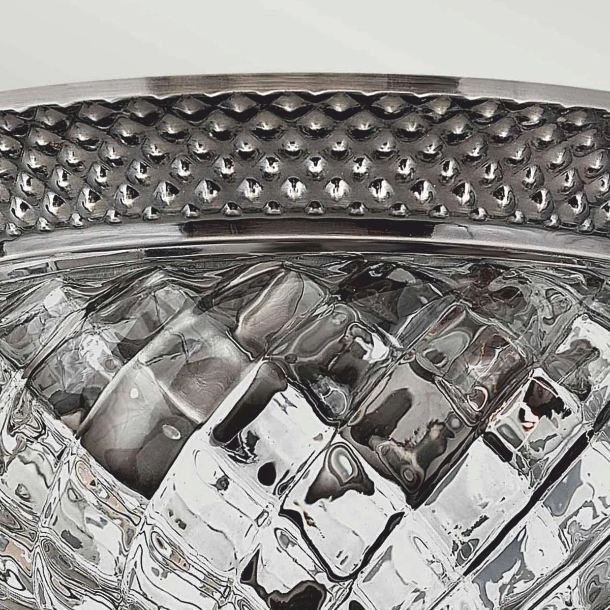 Casa Padrino l¨¢mpara de techo de cristal barroco plata antigua ? 30,5 cm