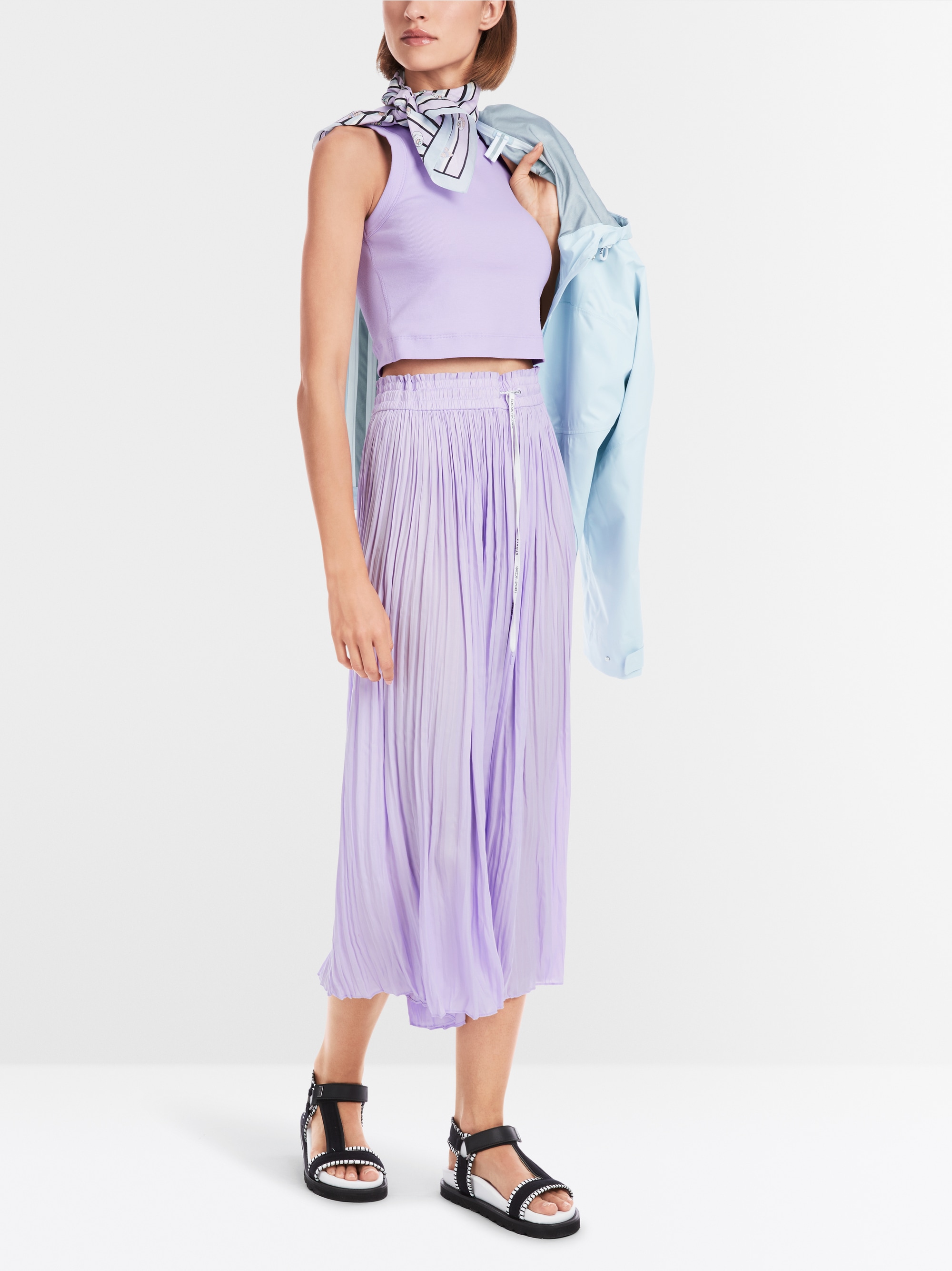 Marc-Cain Rethink Together pleated skirt