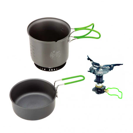 Optimus Crux Weekend He Cook System - Hornillo + Sistema de cocción