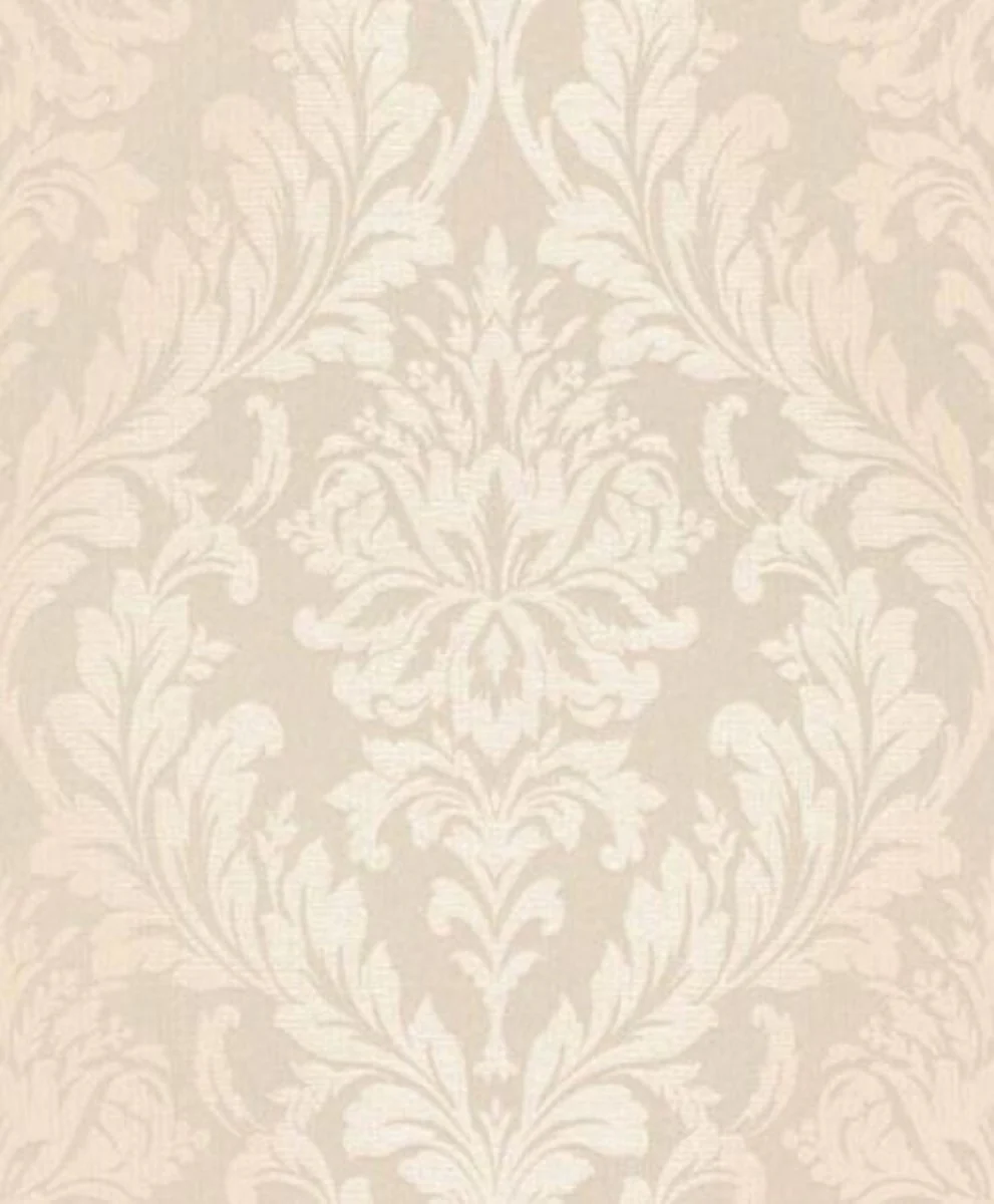 Casa Padrino papel pintado textil barroco crema 10,05 x 0,53 m - Papel Pintado para Sala de Estar - Accesorios Deco en Estilo Barroco