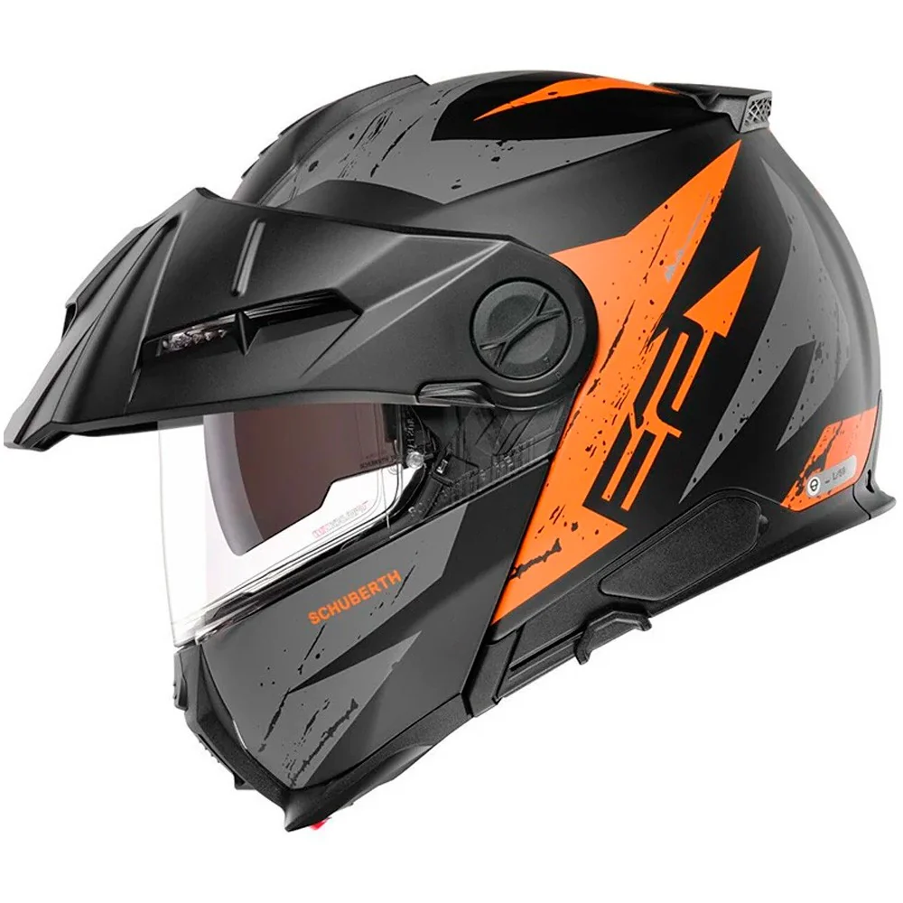 CASCO TRAIL MODULAR SCHUBERTH E2 EXPLORER - NARANJA MATE