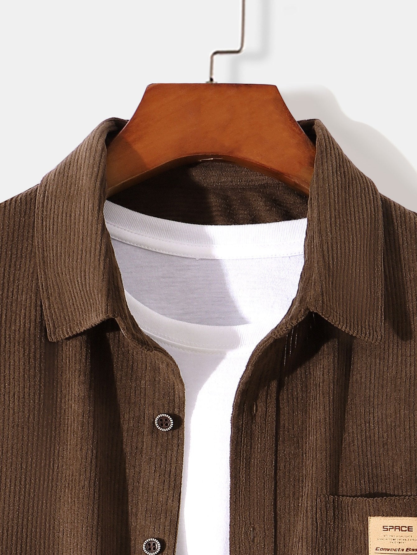 Long Sleeve Corduroy Shirt
