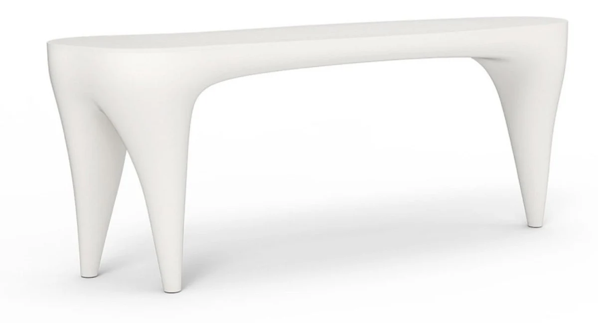 Casa Padrino consola de jard¨ªn de lujo blanco mate 200 cm