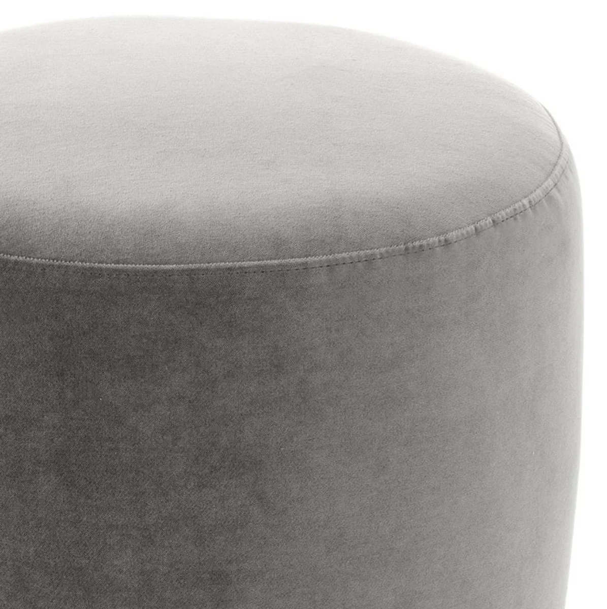 Casa Padrino taburete de lujo turquesa gris / plata ? 40 x H. 45 cm - Muebles Para Hoteles