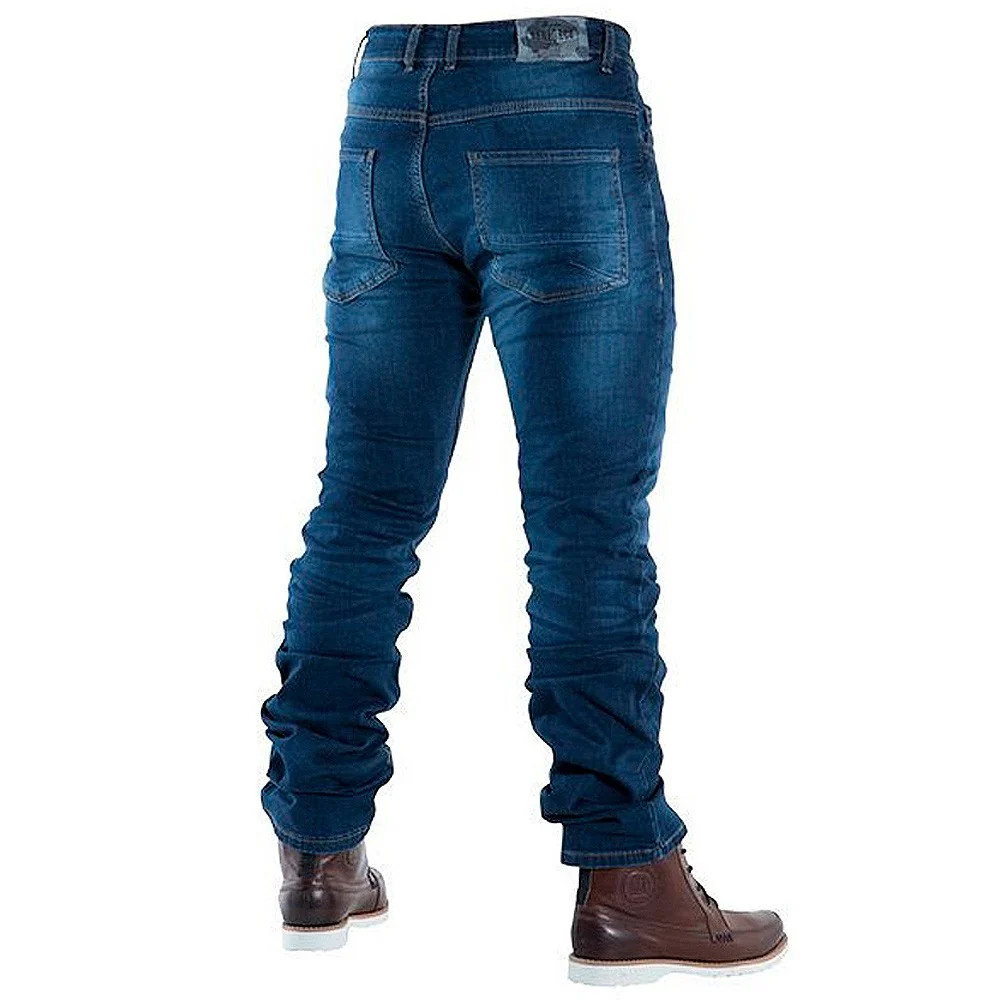 PANTALON VAQUERO OVERLAP STREET SMALT AZUL