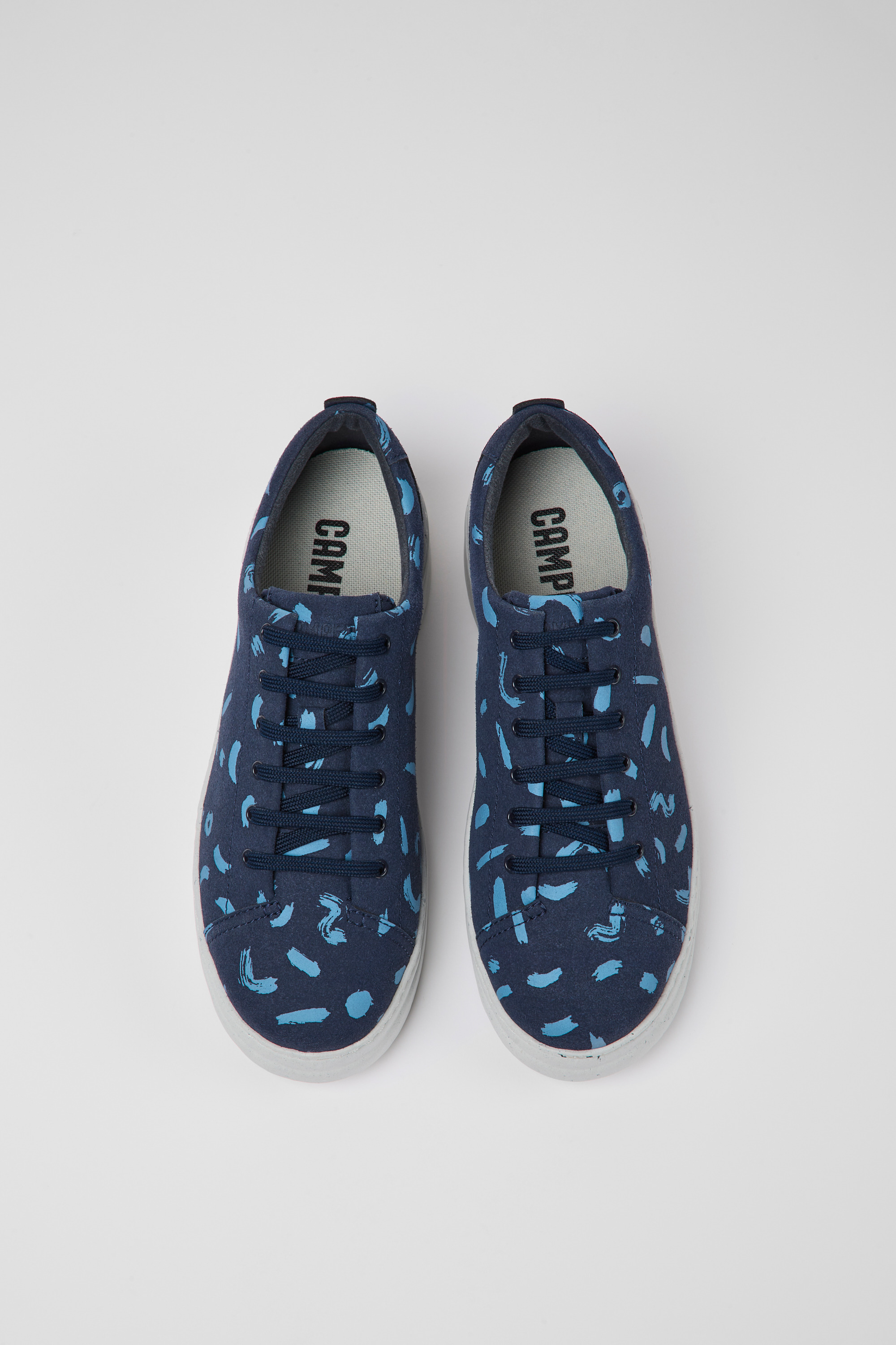 Runner Up - Multicolored nubuck sneakers for women