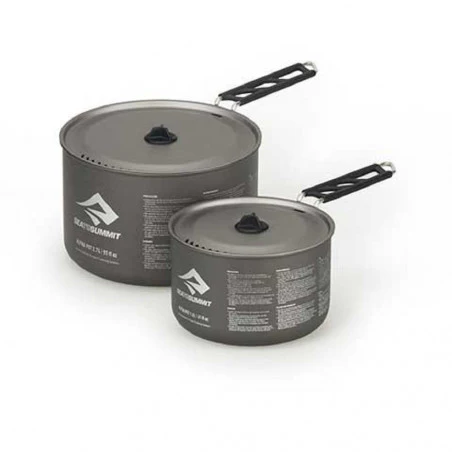 Sea to Summit Set Ollas ALPHA de 1.2 y 2.7 l.con tapas