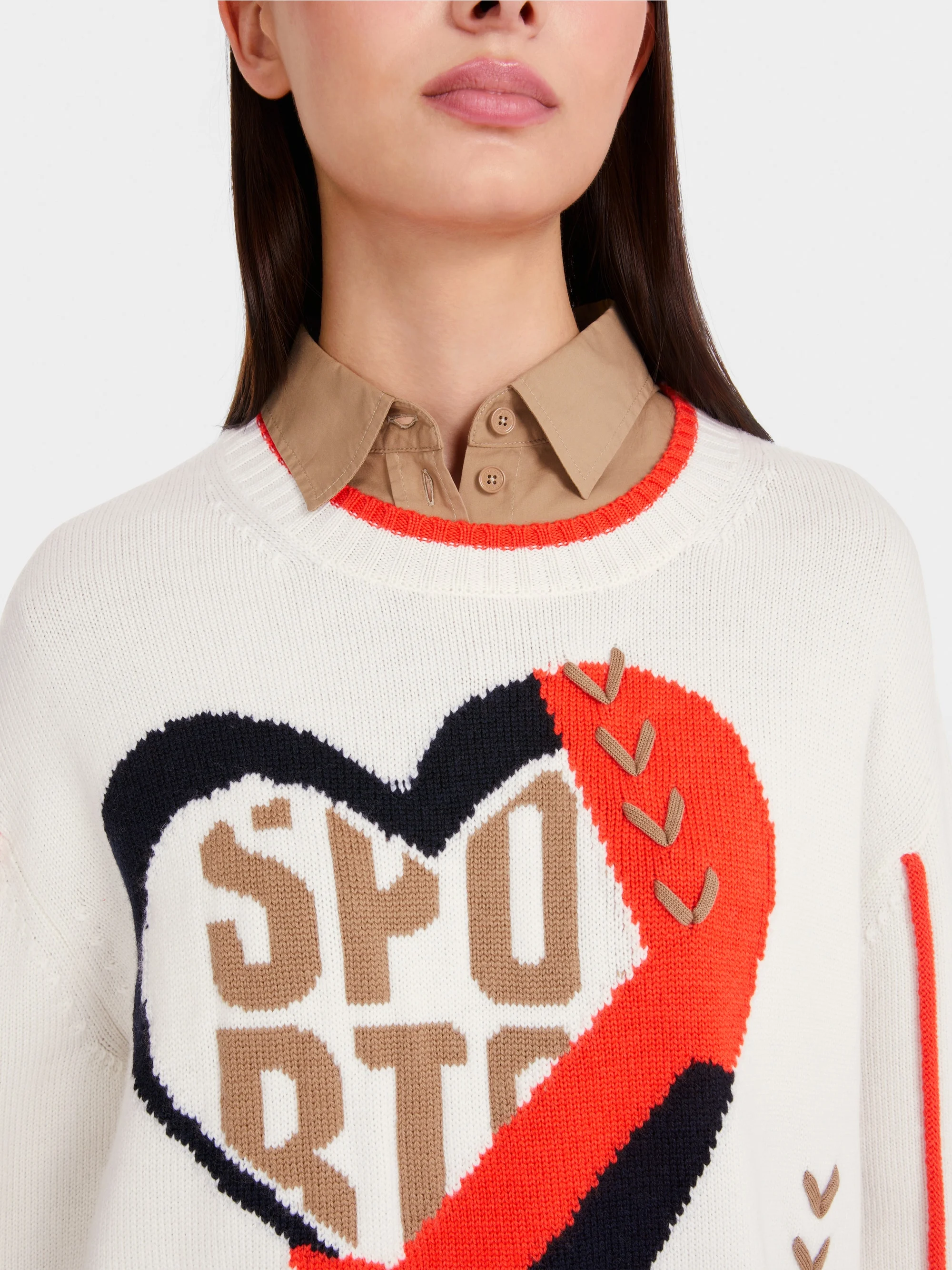 Marc-Cain Sweater in pure wool