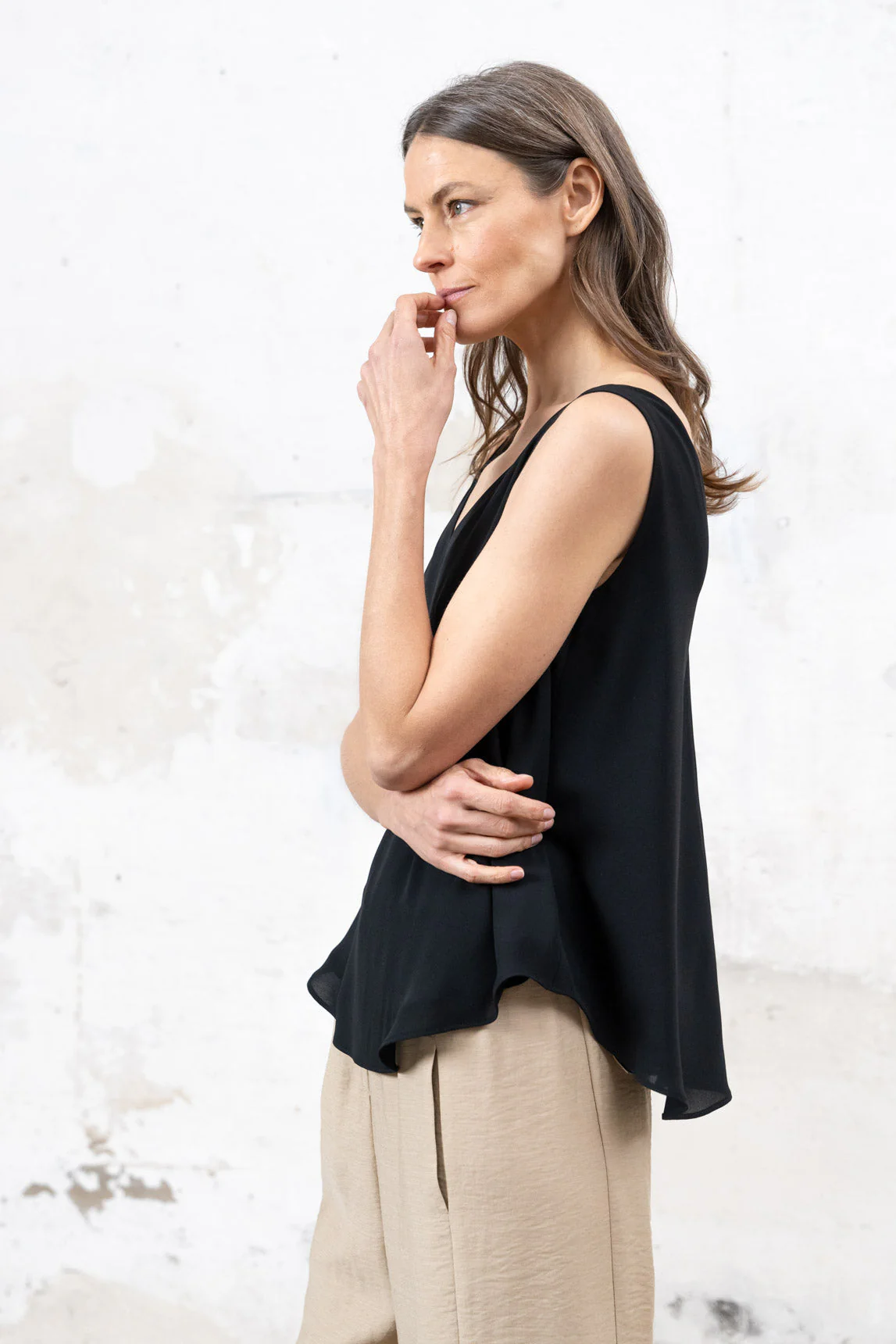 Rivera-spain Top Brest negro