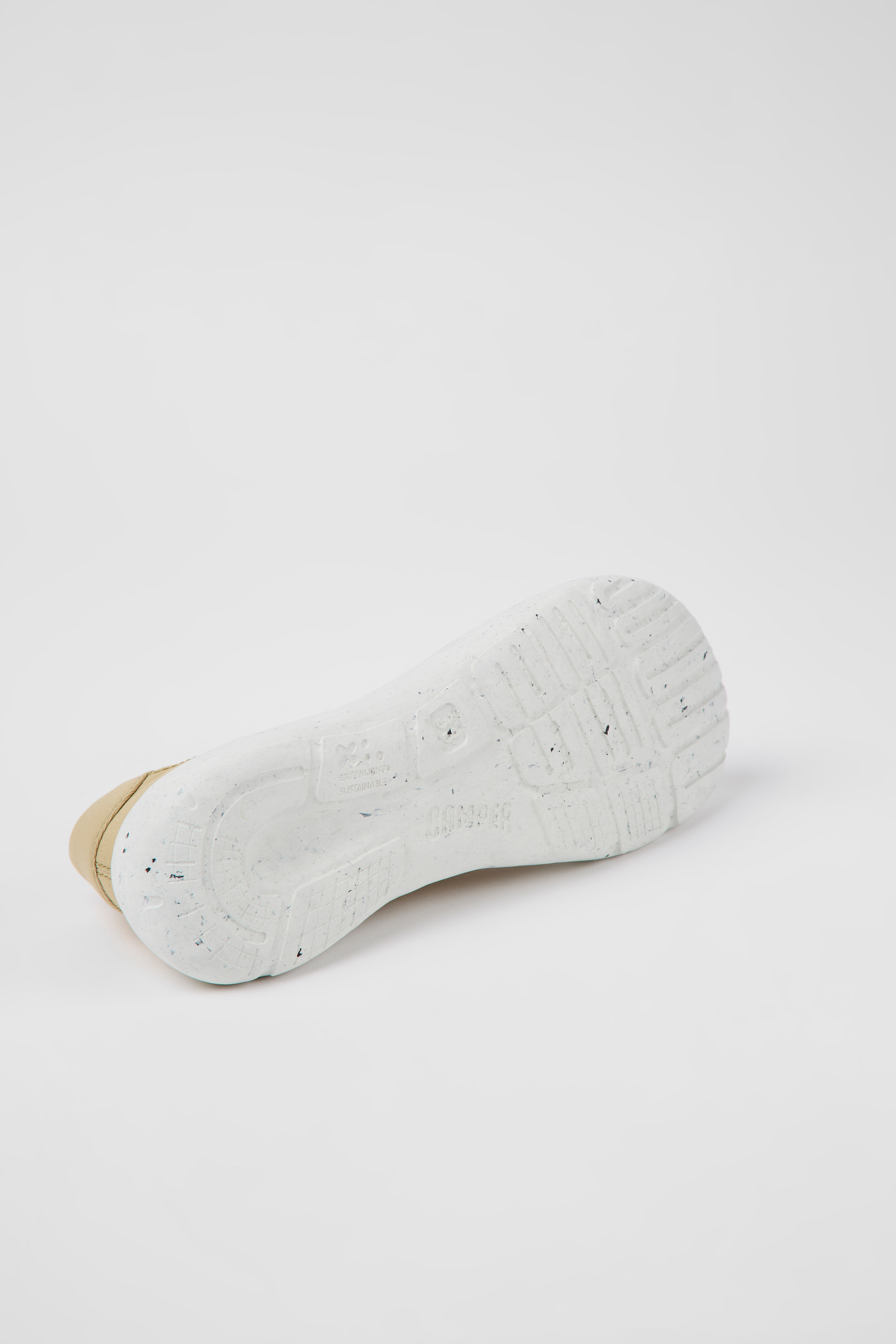 Peu Stadium - Beige textile sneakers for women