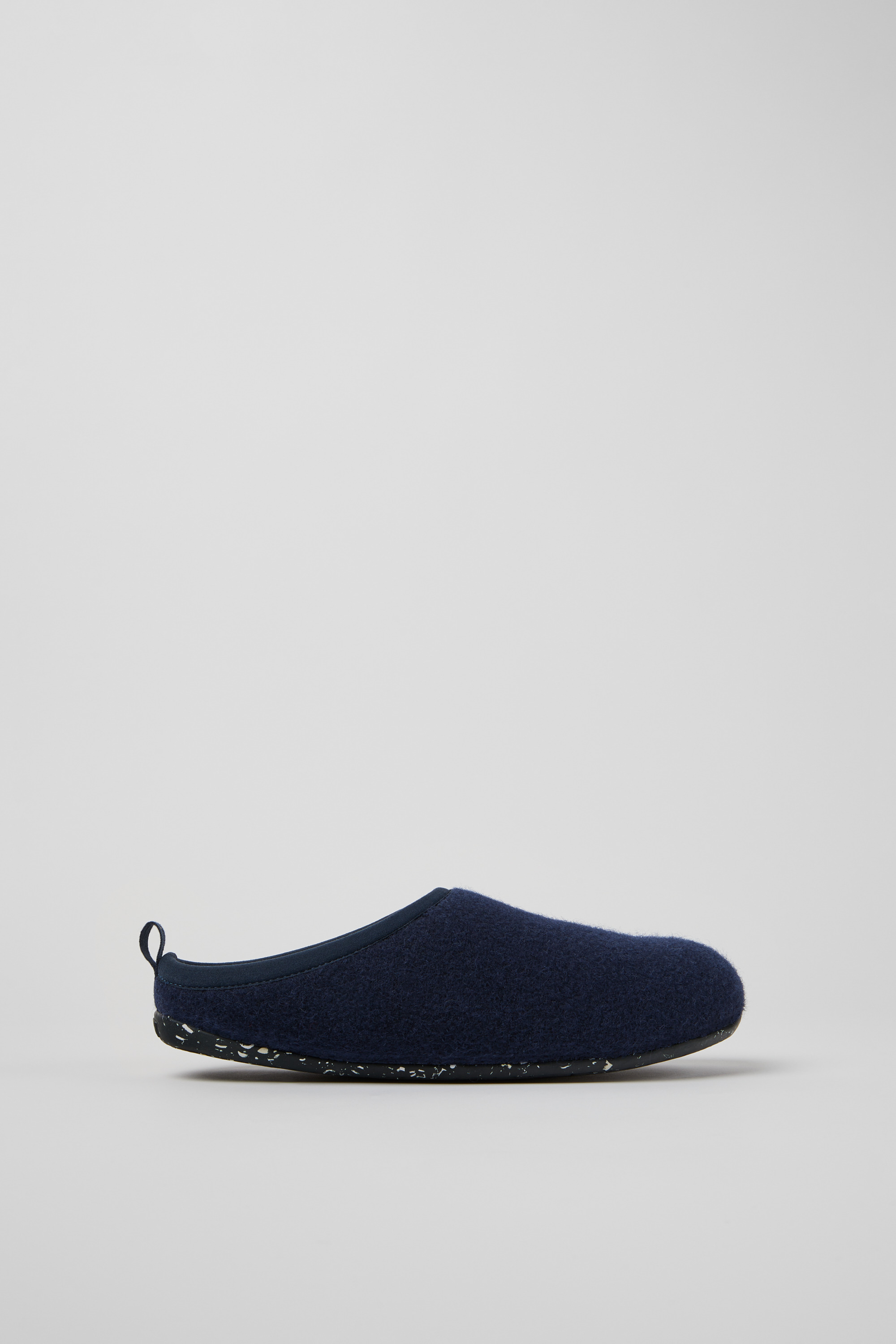 Wabi - Blue wool slippers for women