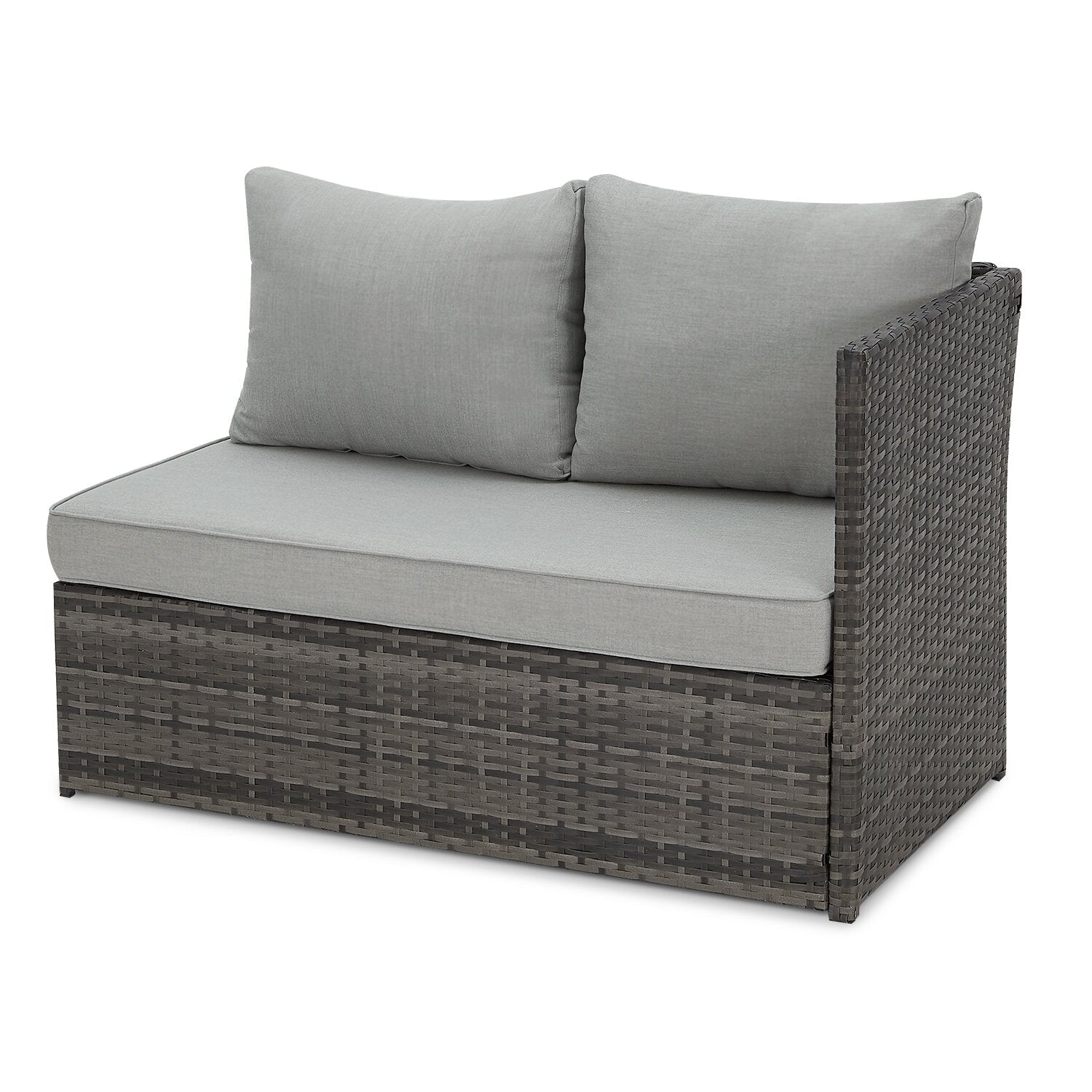 Wicker/Rattan 9 - Person Seating Group with Cushions