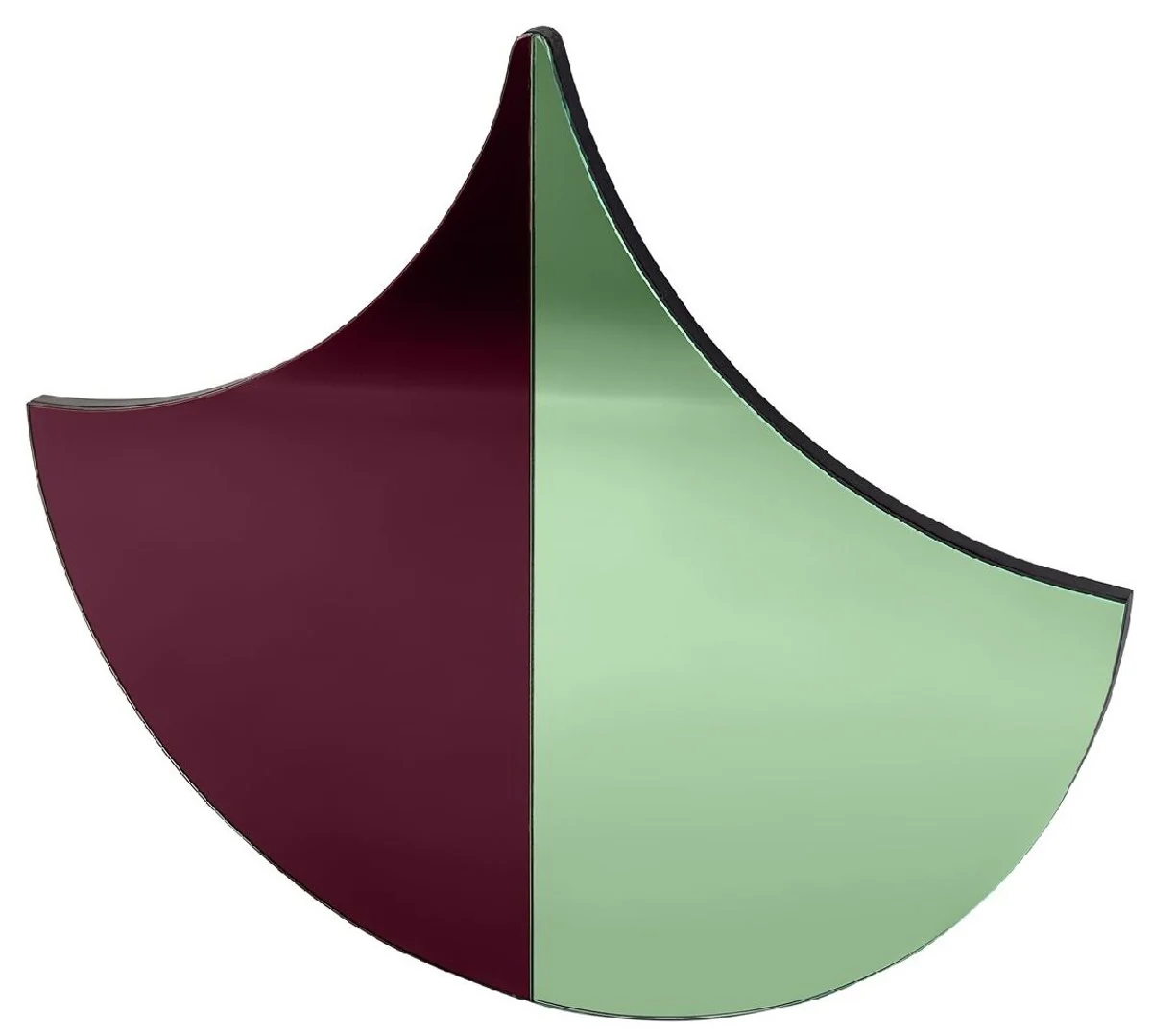 Casa Padrino espejo de pared de dise?o p¨²rpura / verde 70 x 3 x A. 62 cm - Espejo de armario - Espejo de sal¨®n - Calidad de Lujo - Muebles de Dise?o