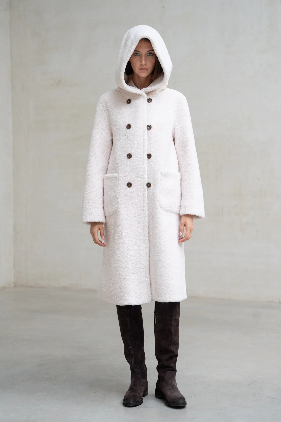 Rivera-spain Abrigo Briona reversible crudo