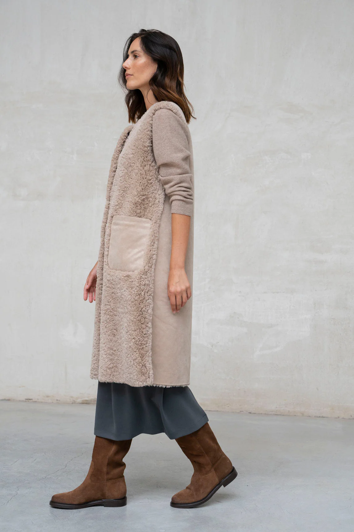 Rivera-spain Chaleco reversible Laina arena