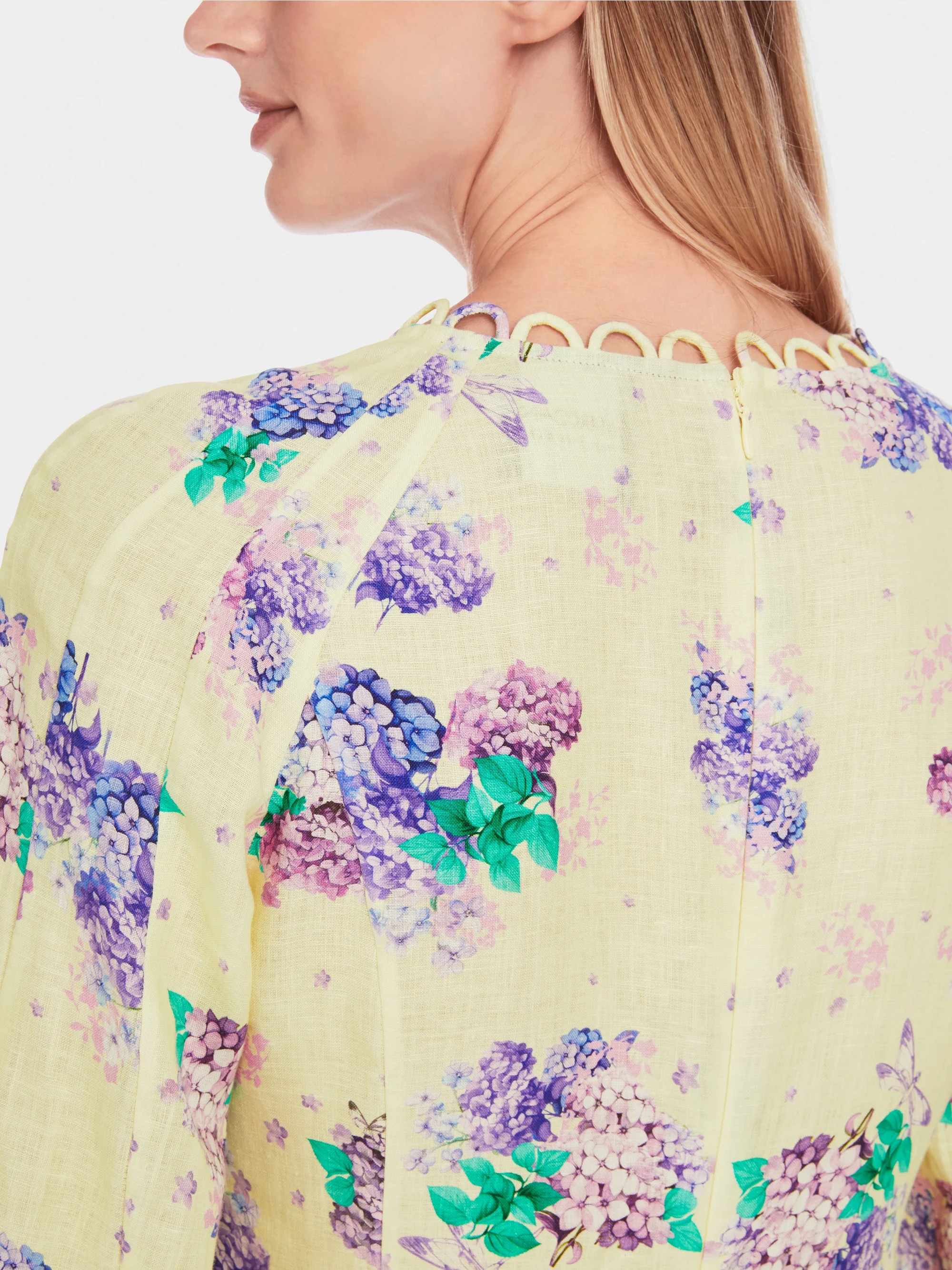 Marc-Cain 100% linen short sixties dress