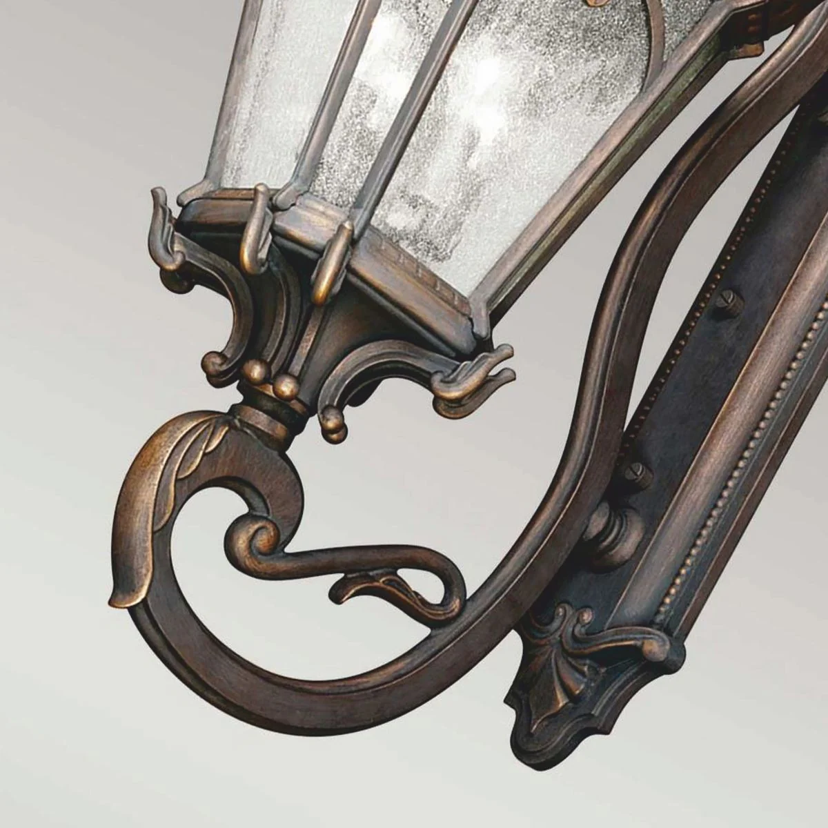 Casa Padrino l¨¢mpara de pared de exteriores barroco bronce antiguo A. 116,8 cm - Iluminaci¨®n exterior