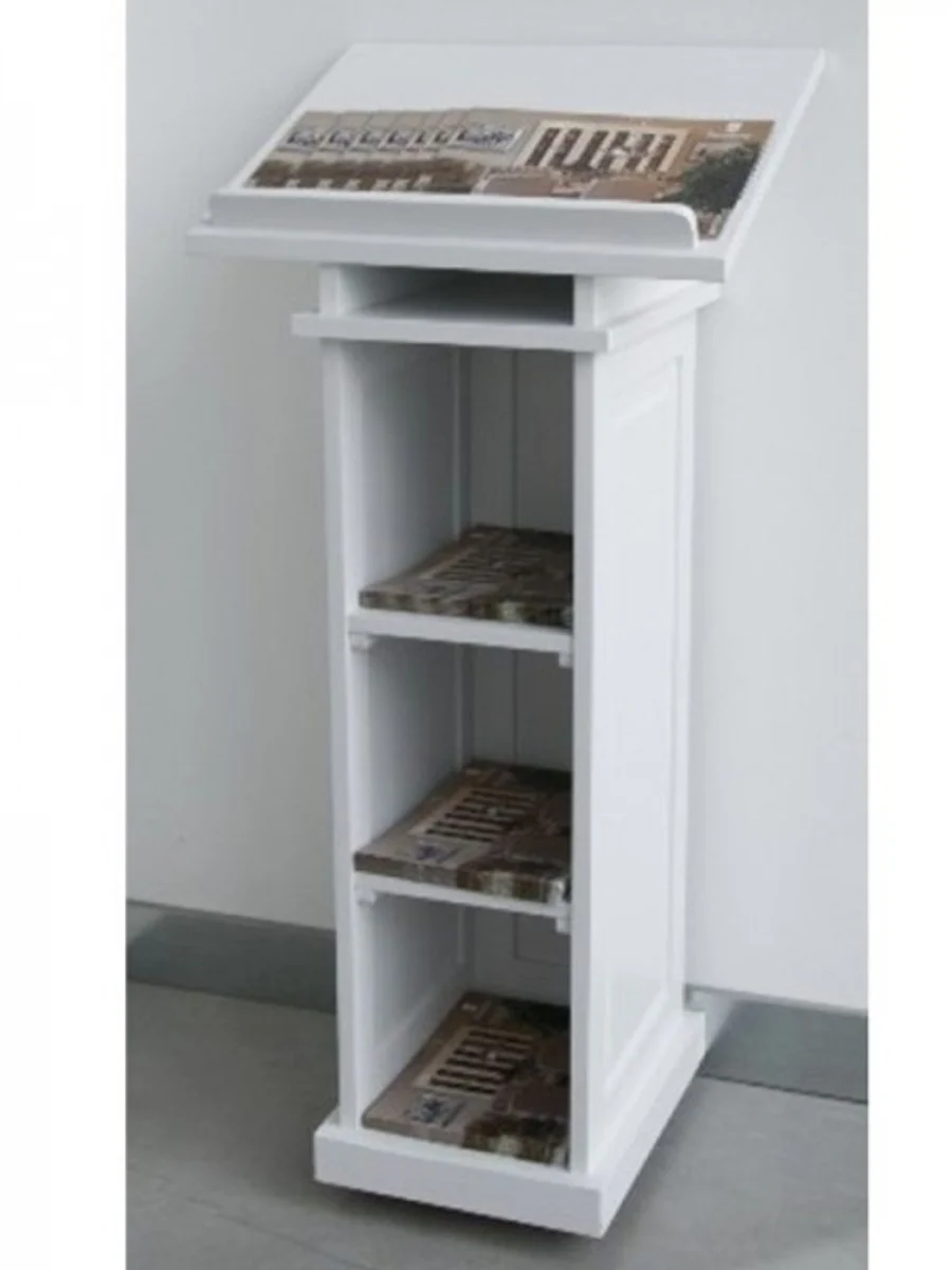 Casa Padrino lectern / standing desk / stand desk white - Hotel, Cafe, Restaurant, shop equipment, shop equipment, exhibition equipment