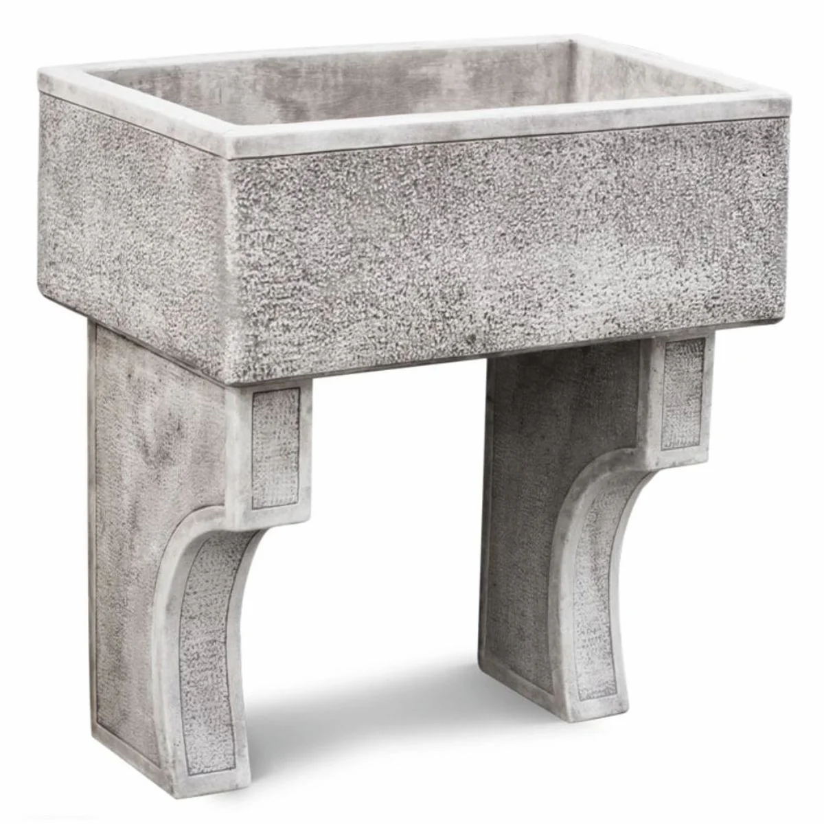 Casa Padrino fregadero de jard¨ªn Art Nouveau gris antiguo 80 x 50 x A. 90 cm