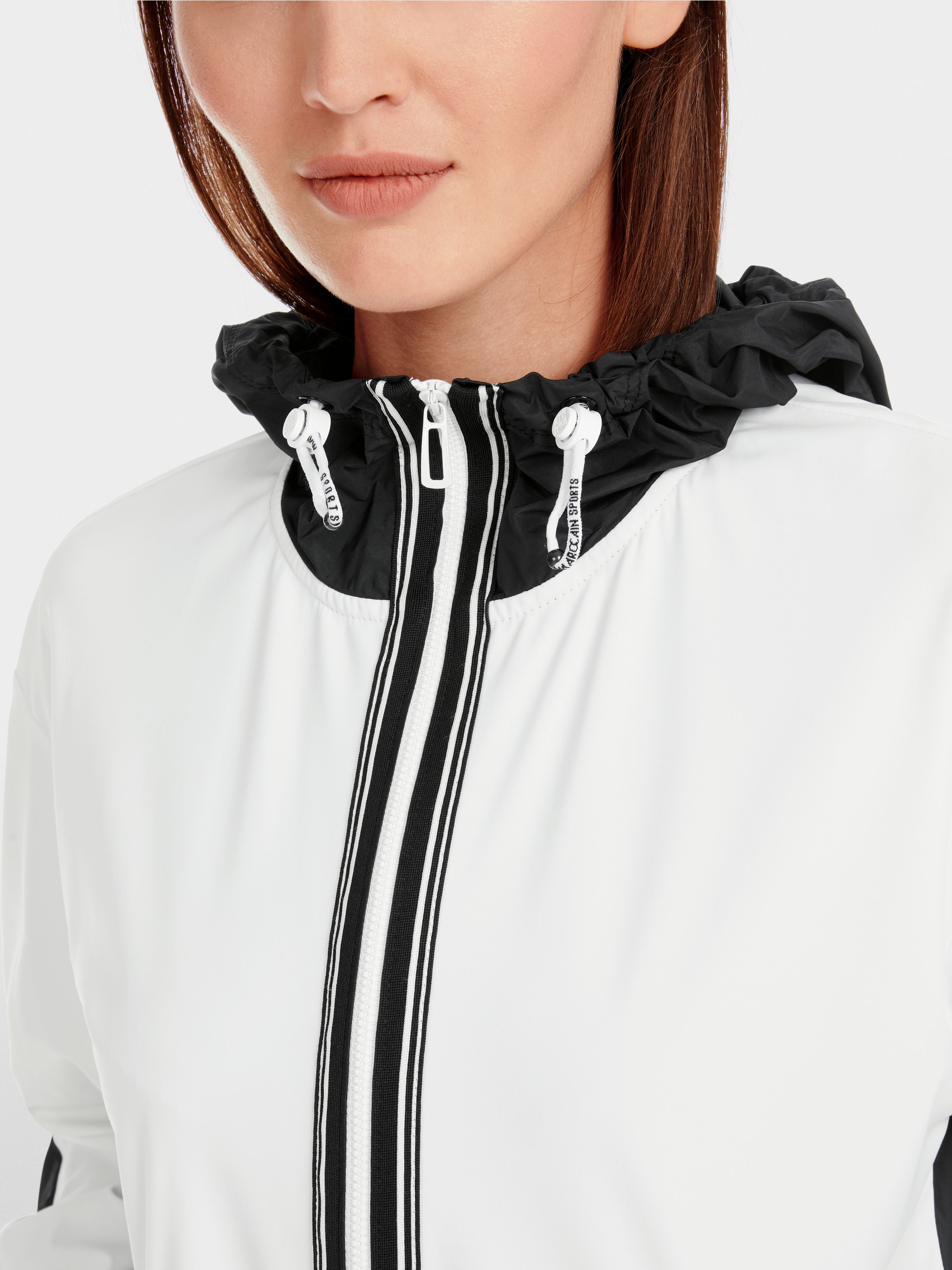 Marc-Cain Sporty jacket with hood and zip