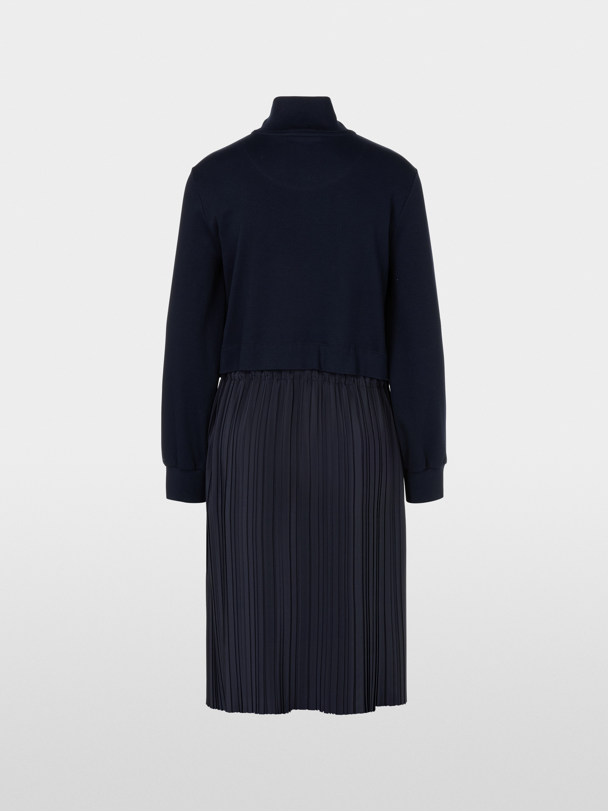 Marc-Cain Two-in-one midi dress with pleated skirt