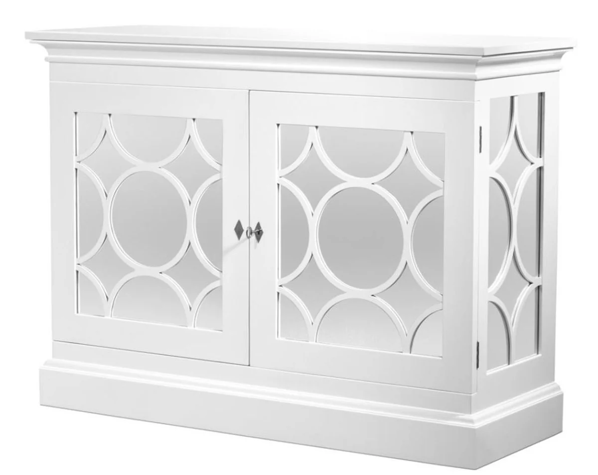 Casa Padrino blanco mueble de caoba diseñador - edición limitada