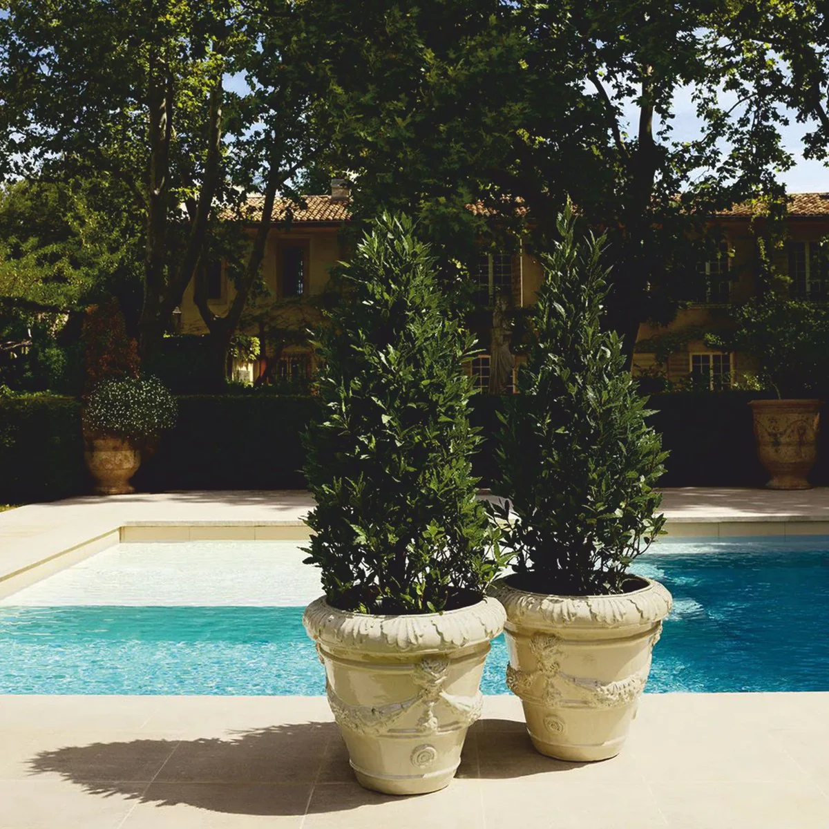 Casa Padrino maceta barroco de lujo de cer¨¢mica arena antigua ? 60 x Al. 56 cm - Decoraci¨®n de jard¨ªn