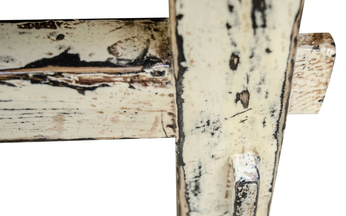 Casa Padrino country style coffee table antique style white 140 x 54 x H. 43 cm - Country Style Living Room Furniture