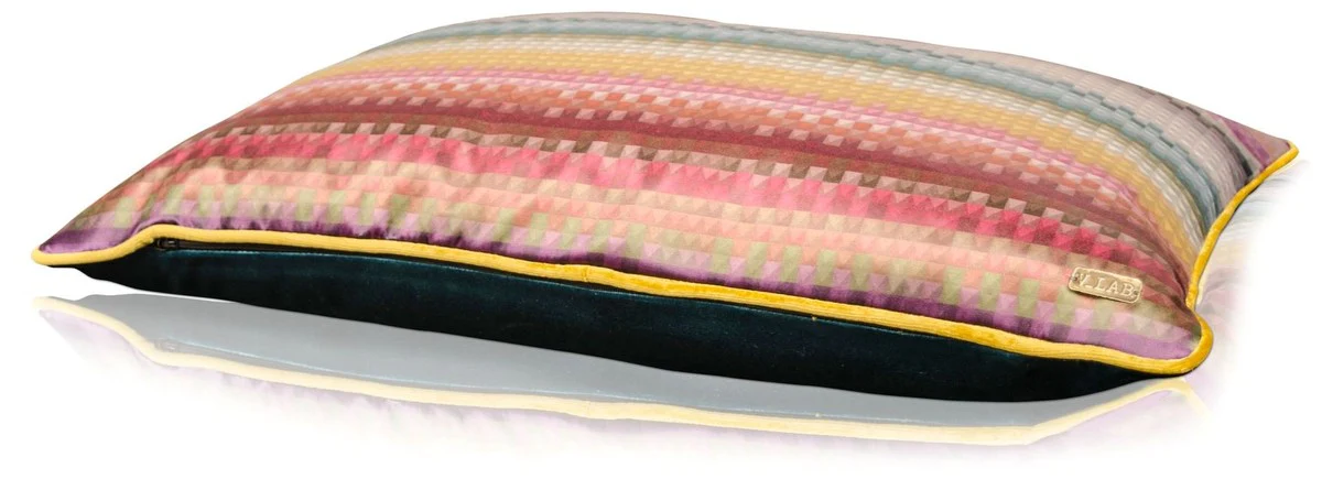 Casa Padrino decorativo coj¨ªn set de 2 de la sala de estar multicolores 60 x 40 cm - Colecci¨®n de Lujo